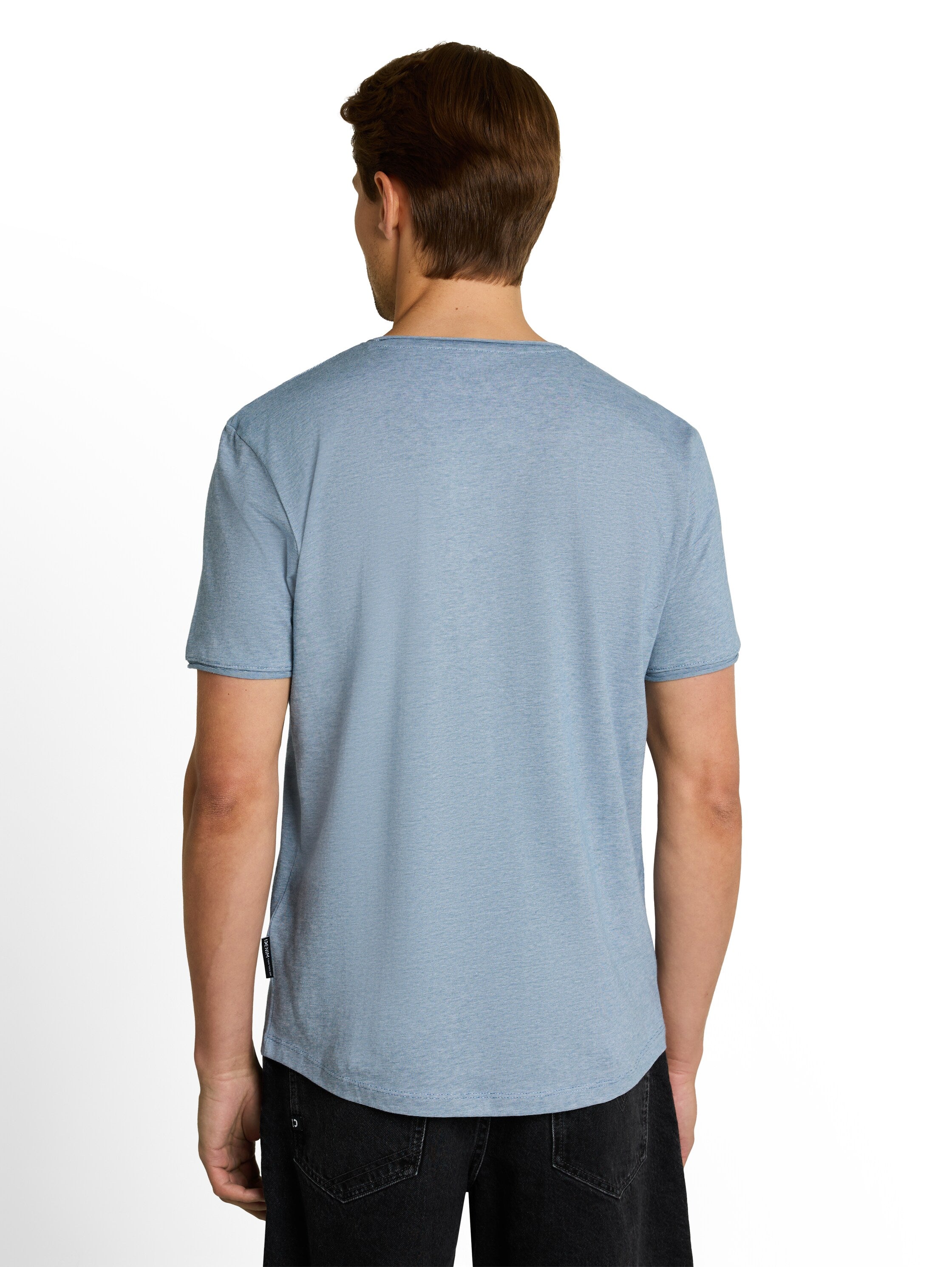 Tom Tailor denim Herren T-Shirts kurz Classic Dust Bl
