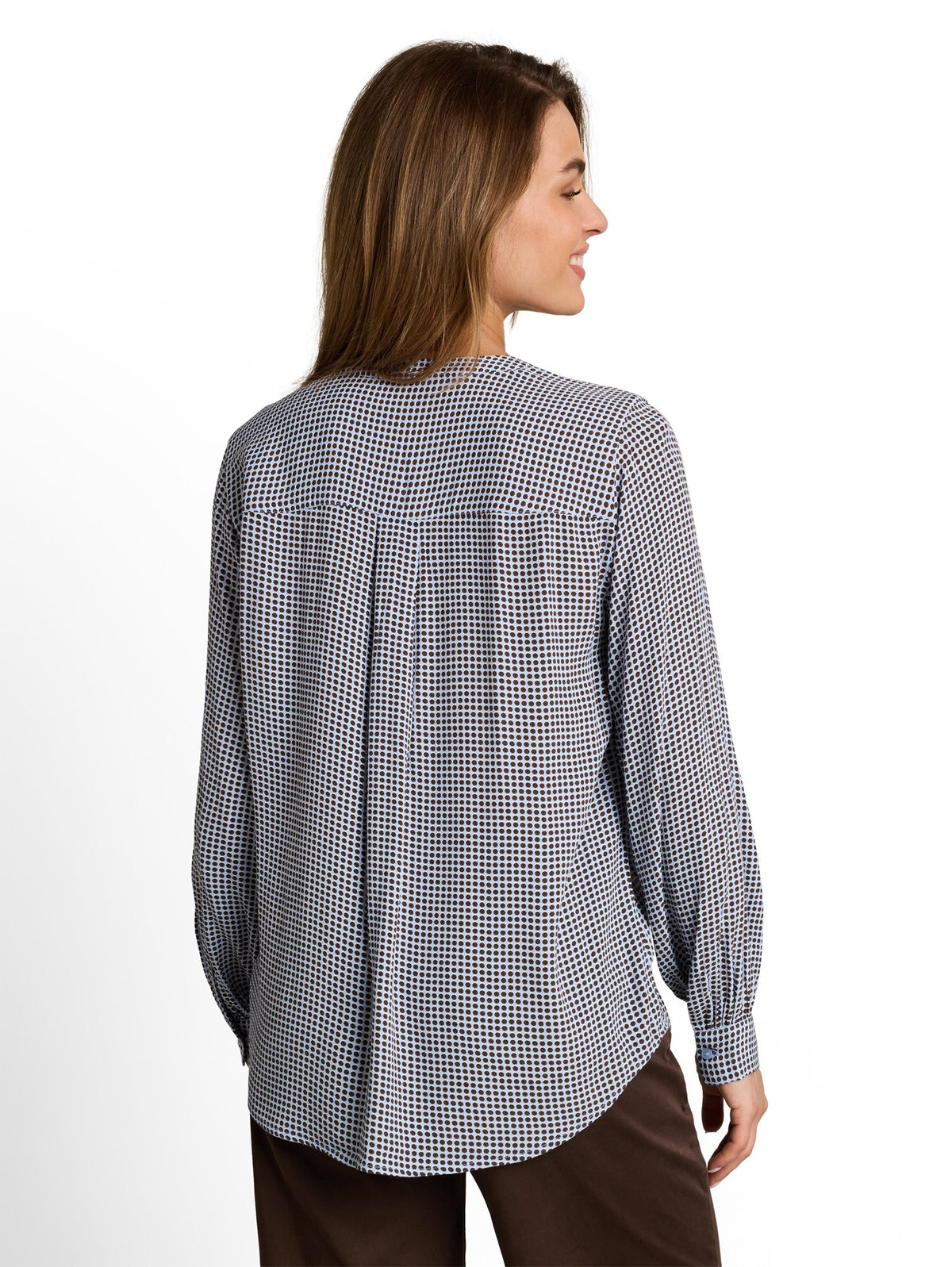 Tom Tailor Damen Blusen kurz Small Blue Brow