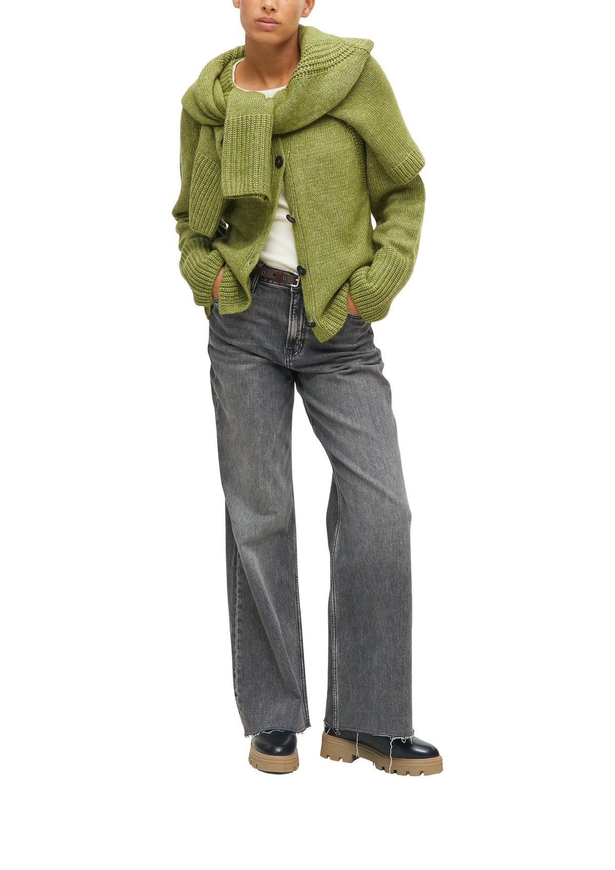 S. Oliver red Damen Strickjacken  Green