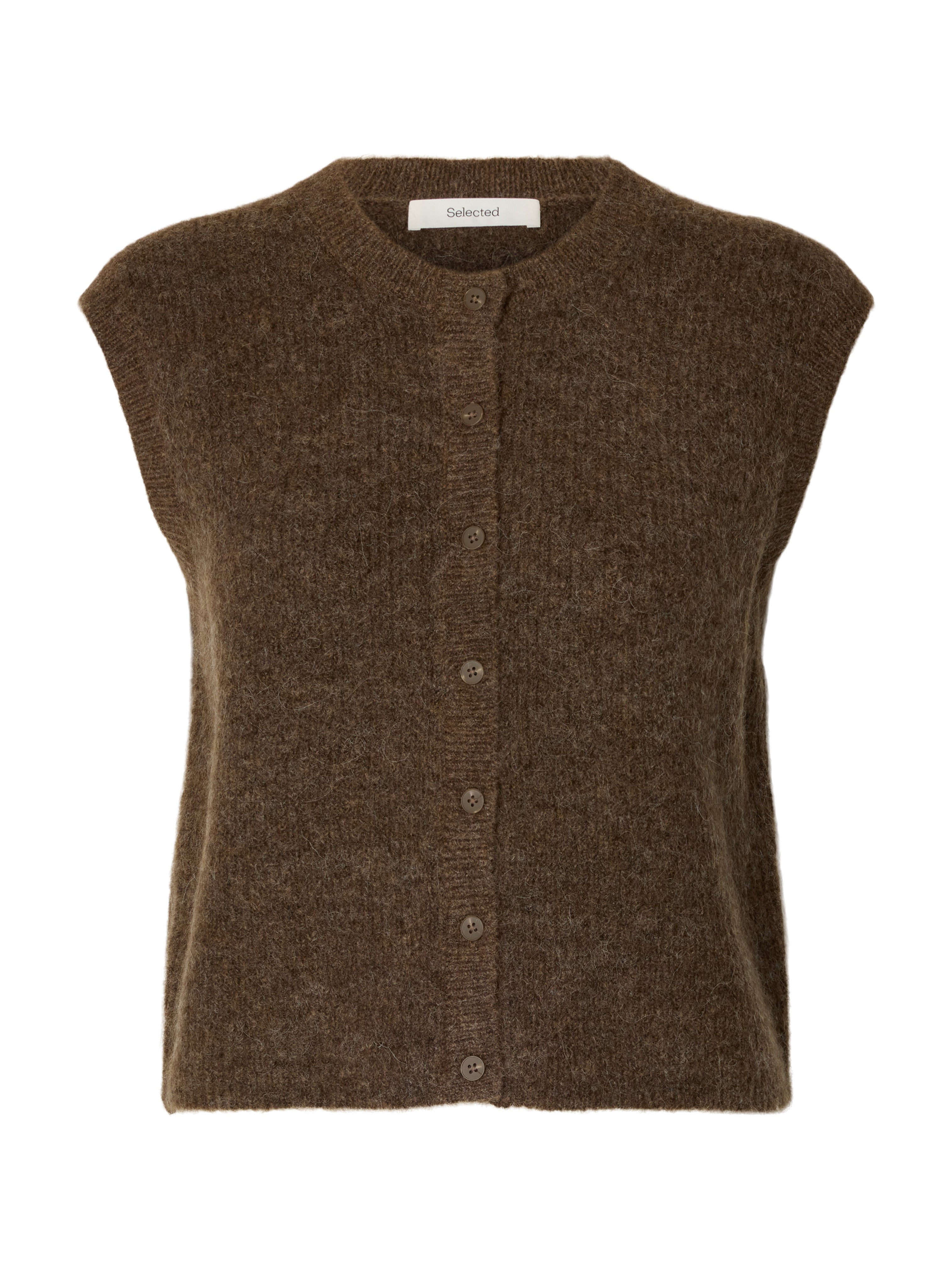 Selected Femme Damen Pullover Dachshund/Melan