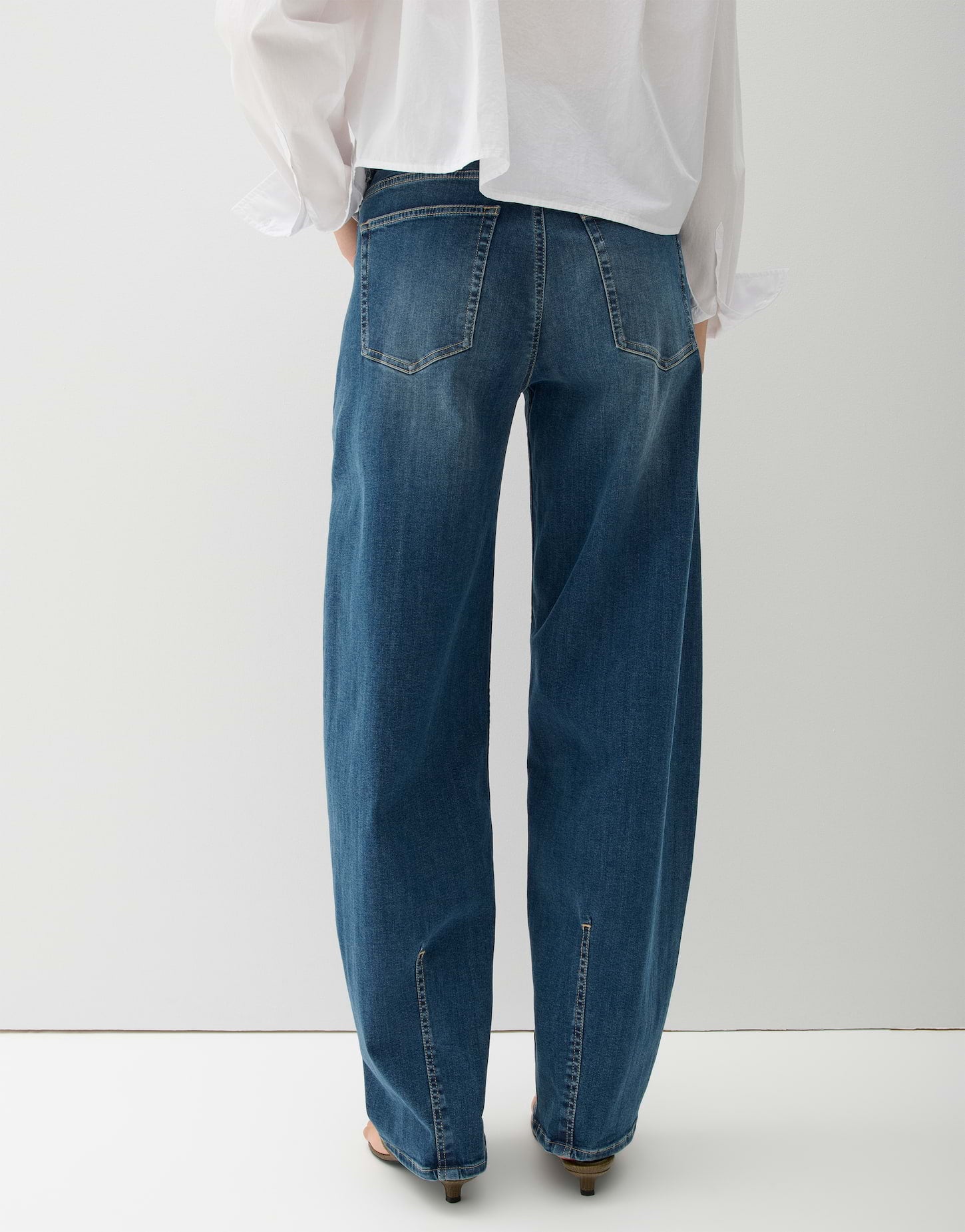 Opus Pants Damen Jeans Dark Blue