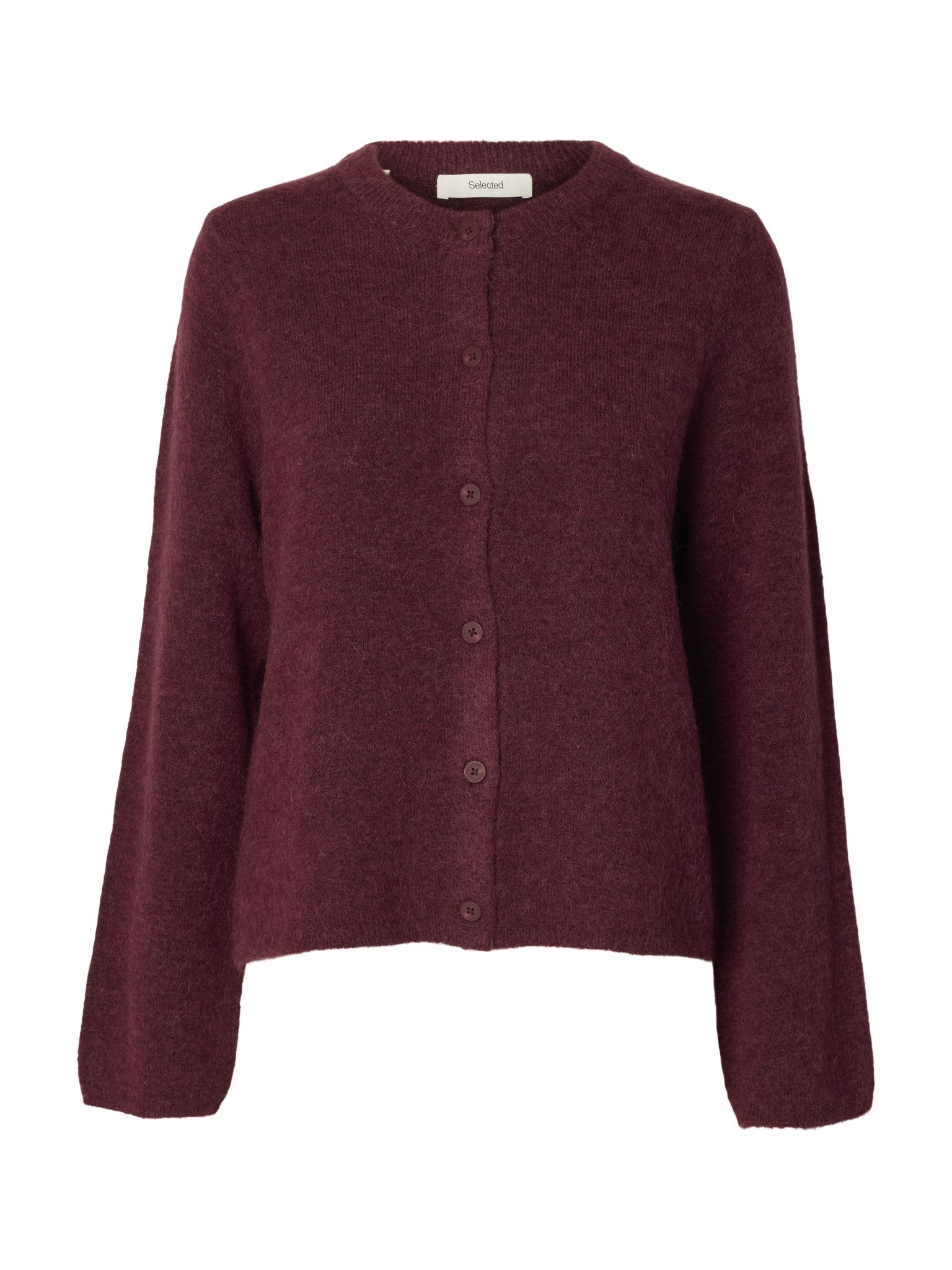 Selected Femme Damen Strickjacken Tawny Port/Mela