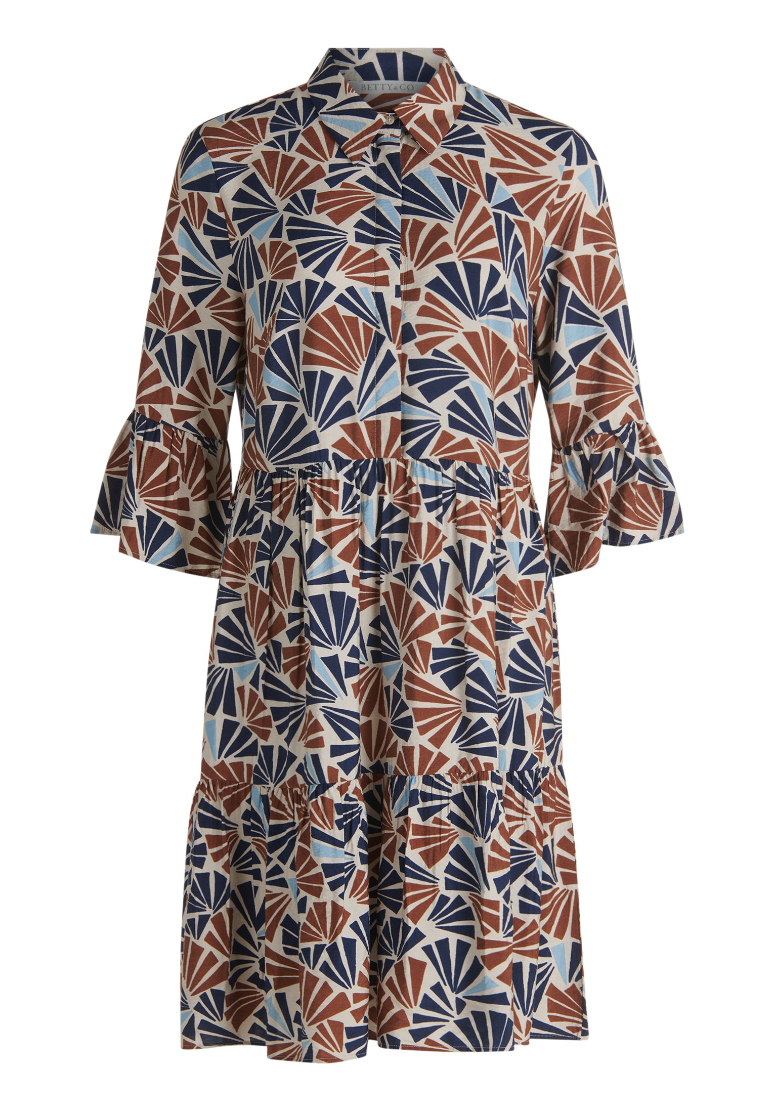 Betty & Co Damen Kleider Nature/Brown