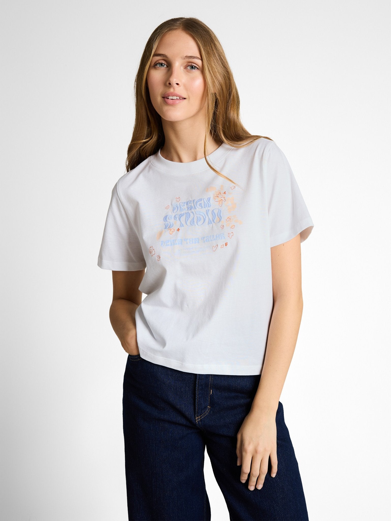 Tom Tailor denim Damen T-Shirts White