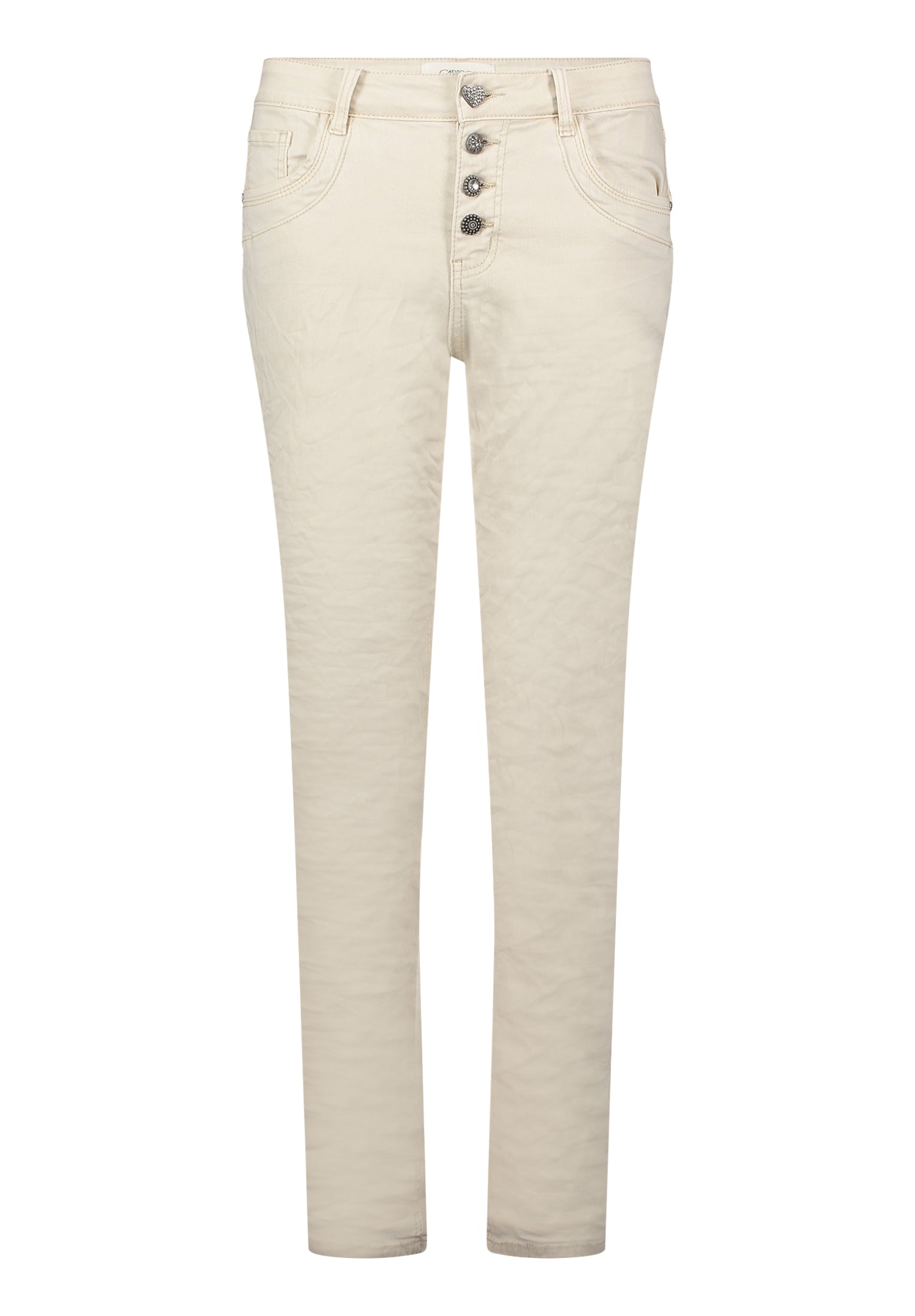 Cartoon Damen Jeans Silky Beige