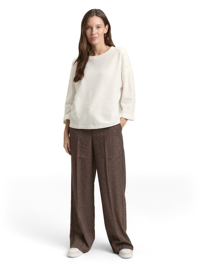 Tom Tailor Damen Tops Whisper White