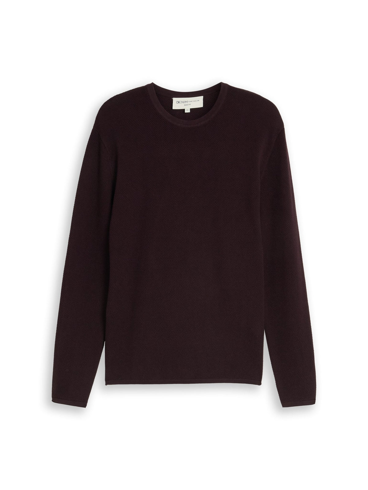 Tom Tailor denim Herren Pullover Dark Plum