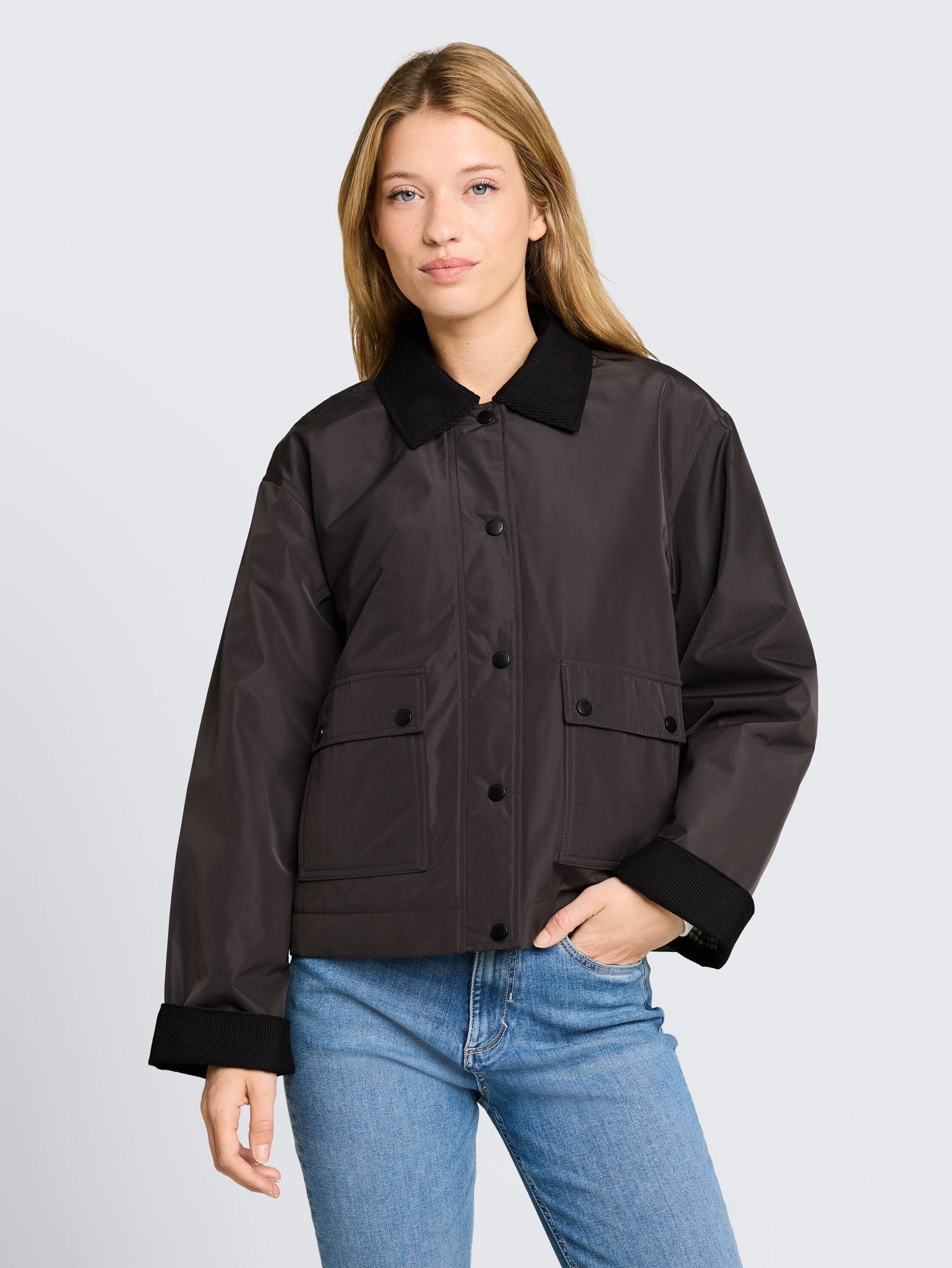 Tom Tailor denim Damen Jacken Coal Mine Grey