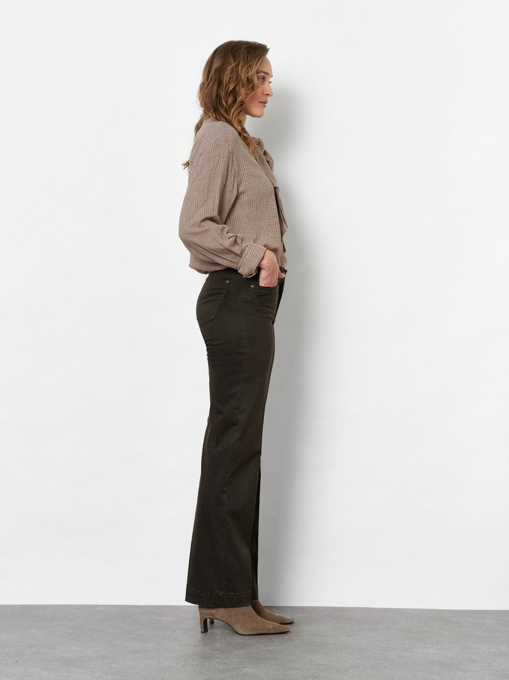 Toni Dress Damen Hosen Espresso