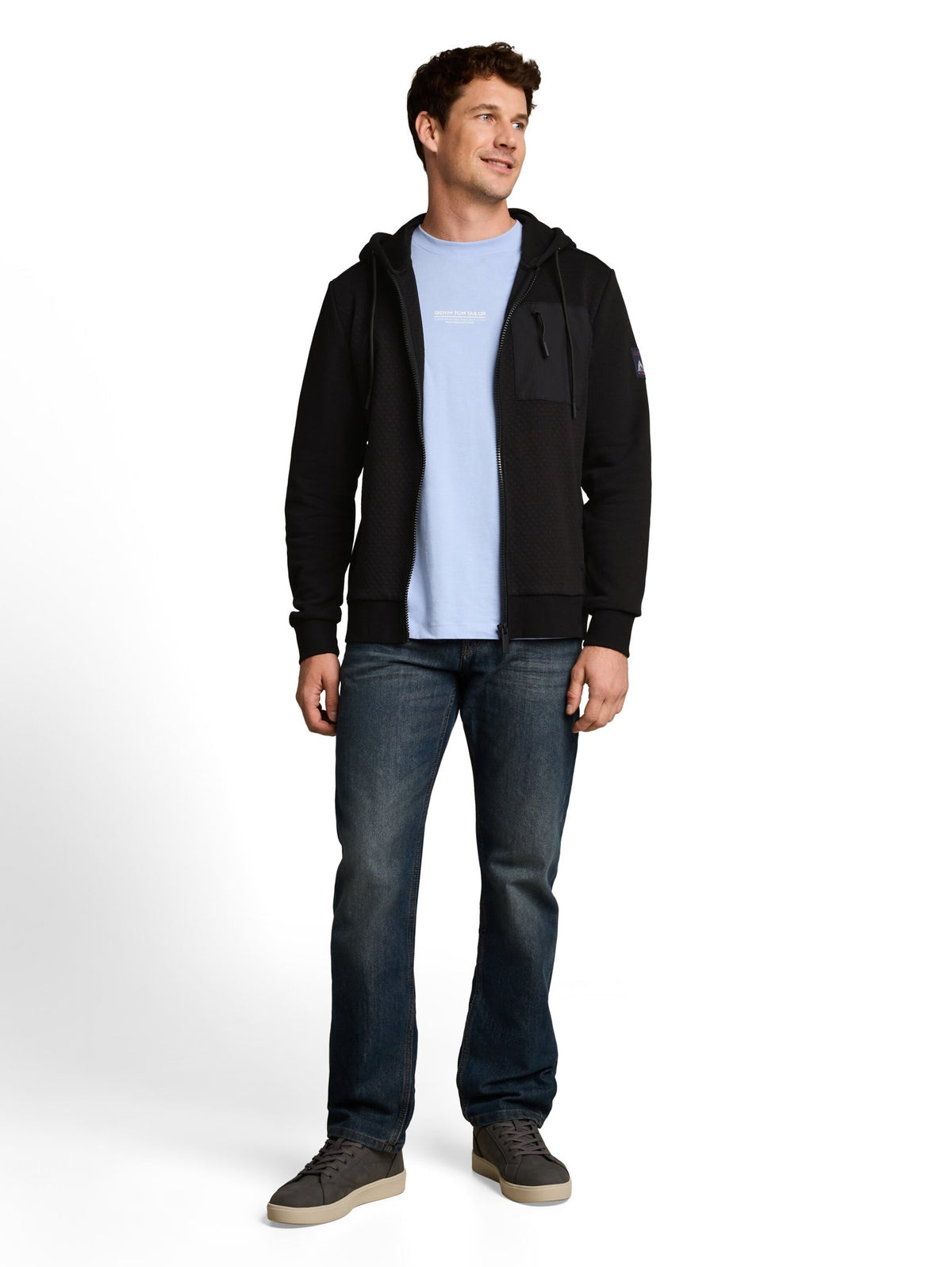 Tom Tailor Herren Sweatshirts Black