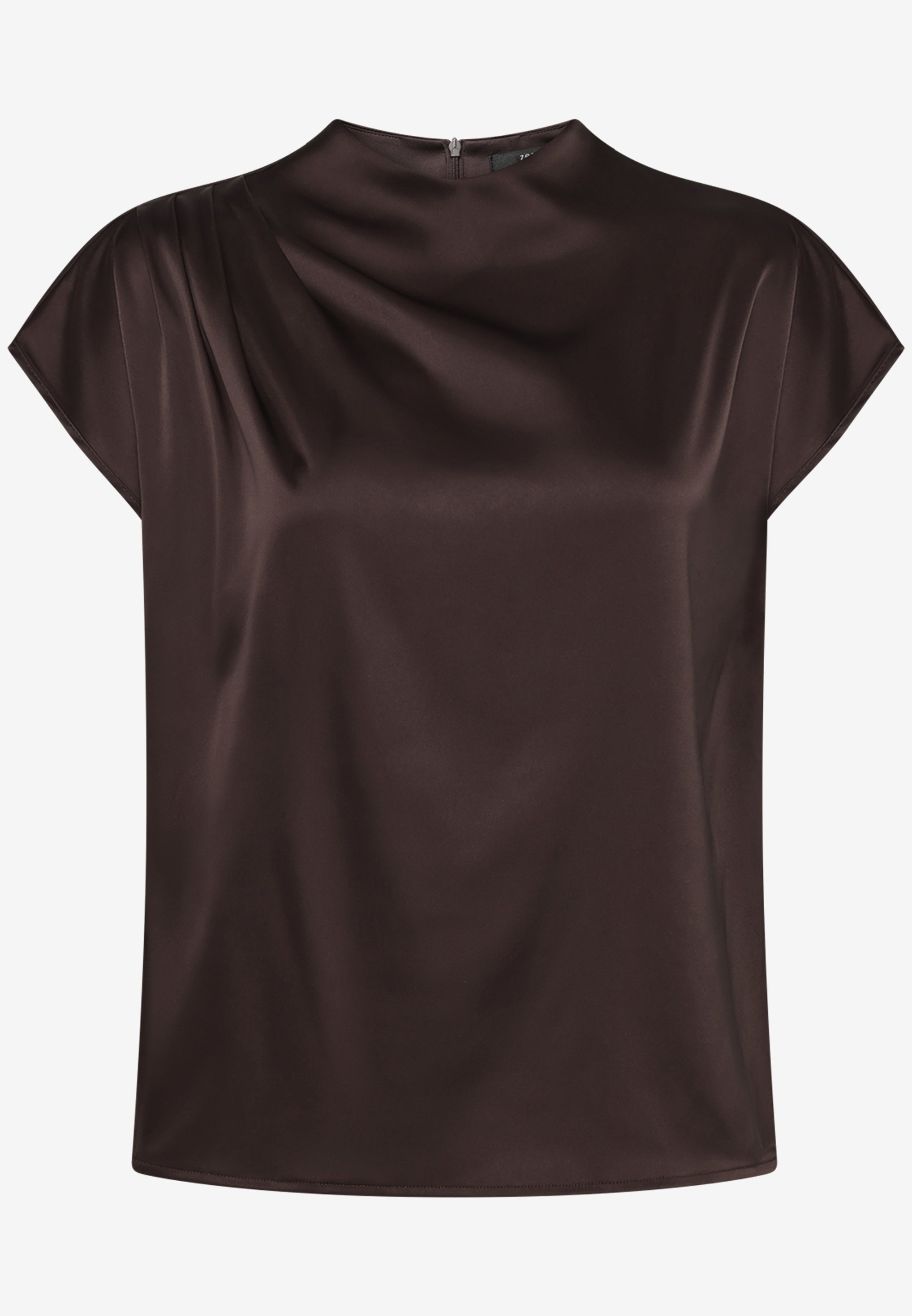 Zero Damen Blusen kurz Chocolate Plum