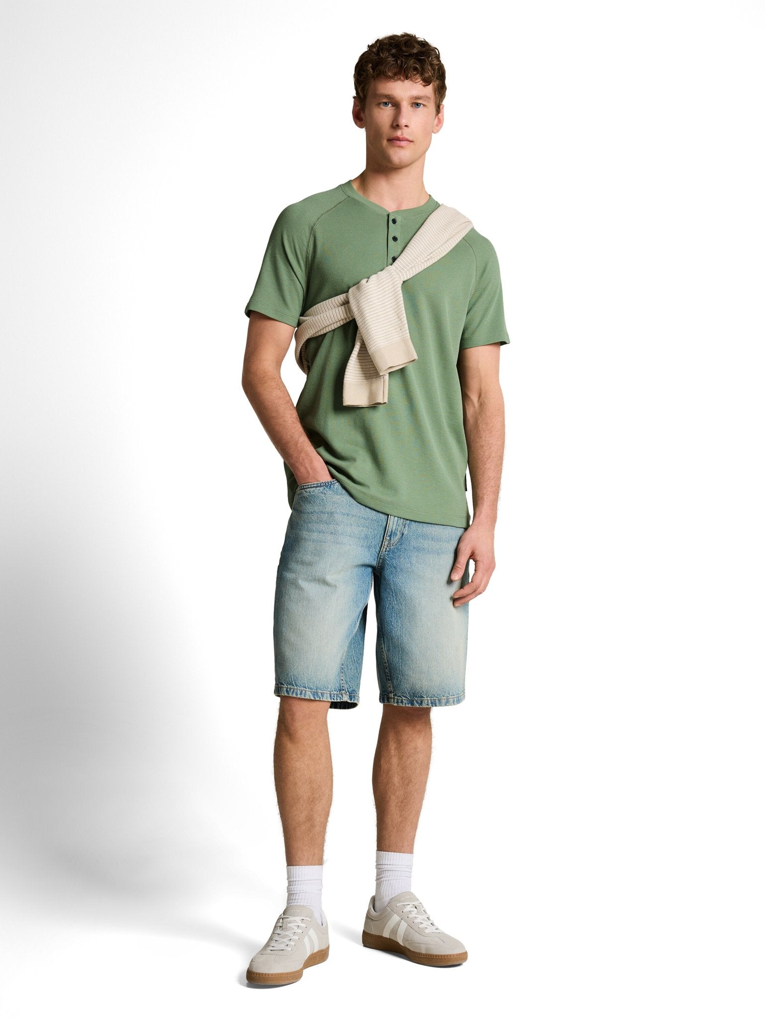 Tom Tailor denim Herren T-Shirts kurz Sea Spray