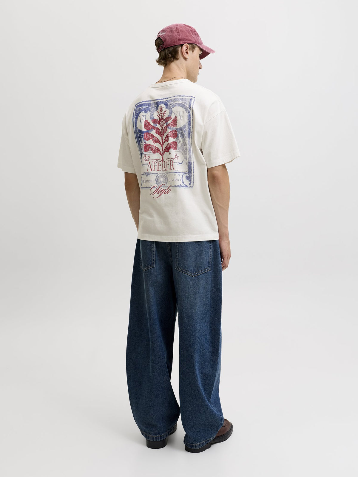 Jack & Jones Herren T-Shirts kurz Bright White