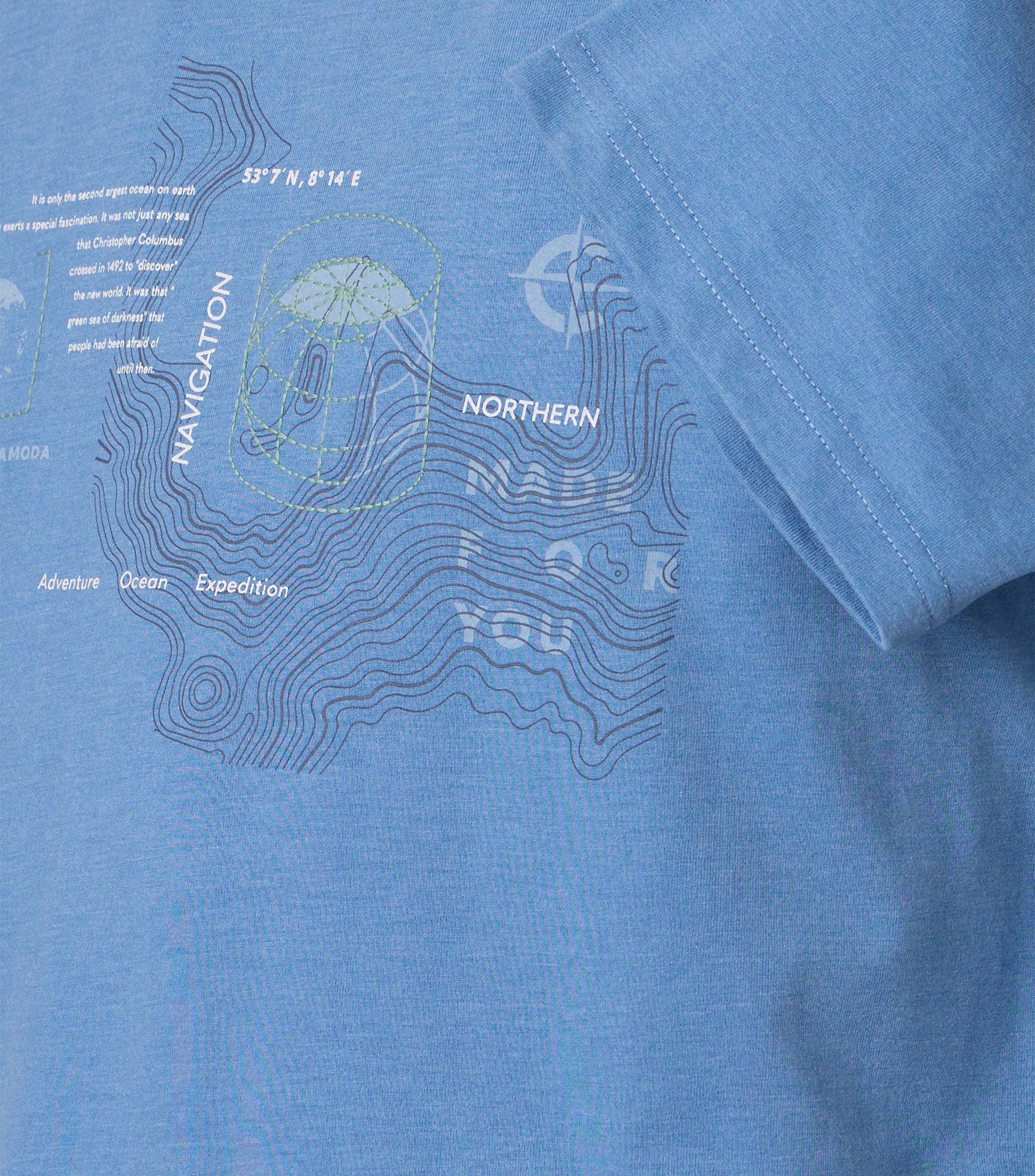 Casa Moda Herren T-Shirts kurz  Blau