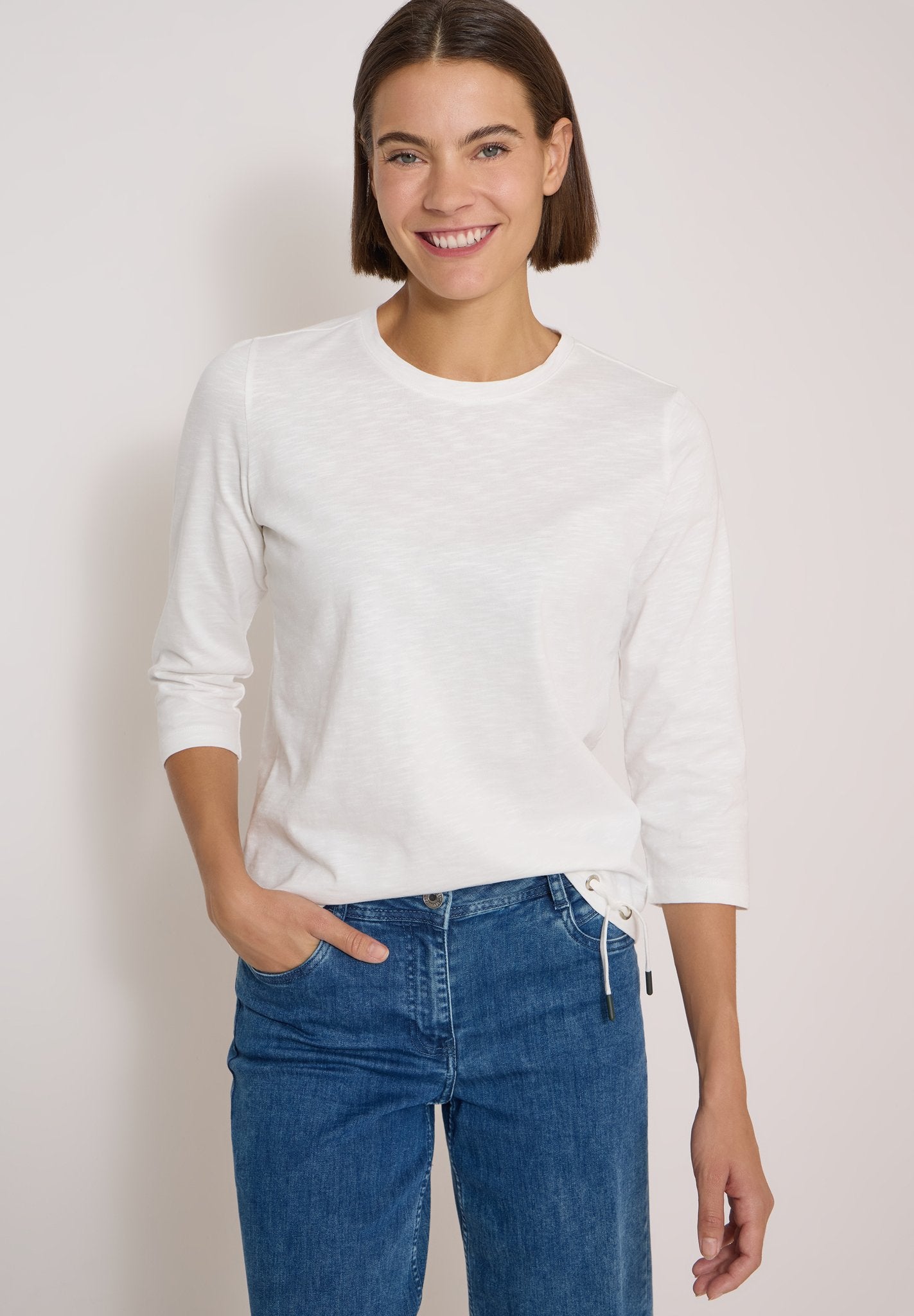 Cecil Damen T-Shirts  Vanilla W