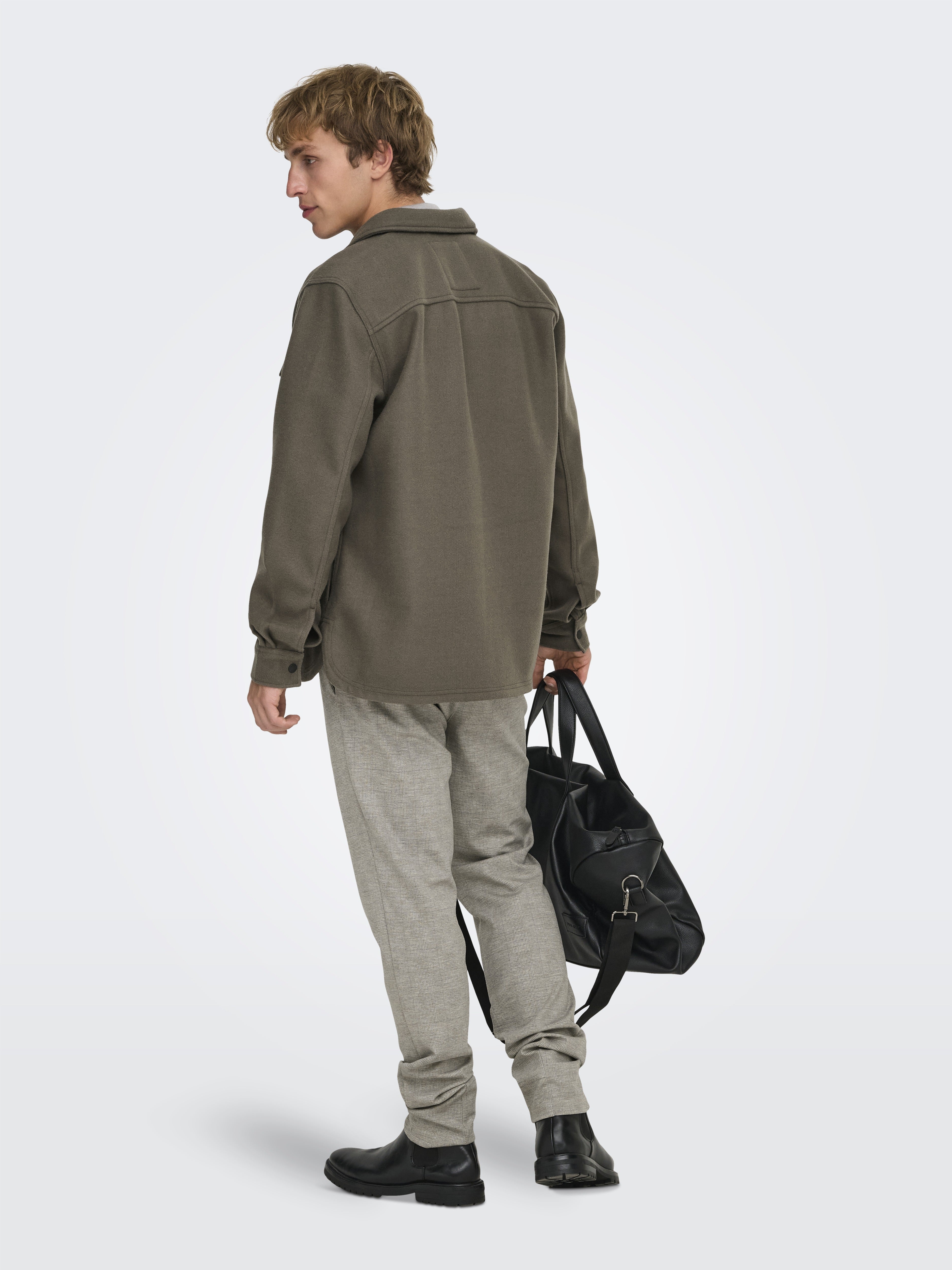 Only & Sons Herren Hosen Chinchilla