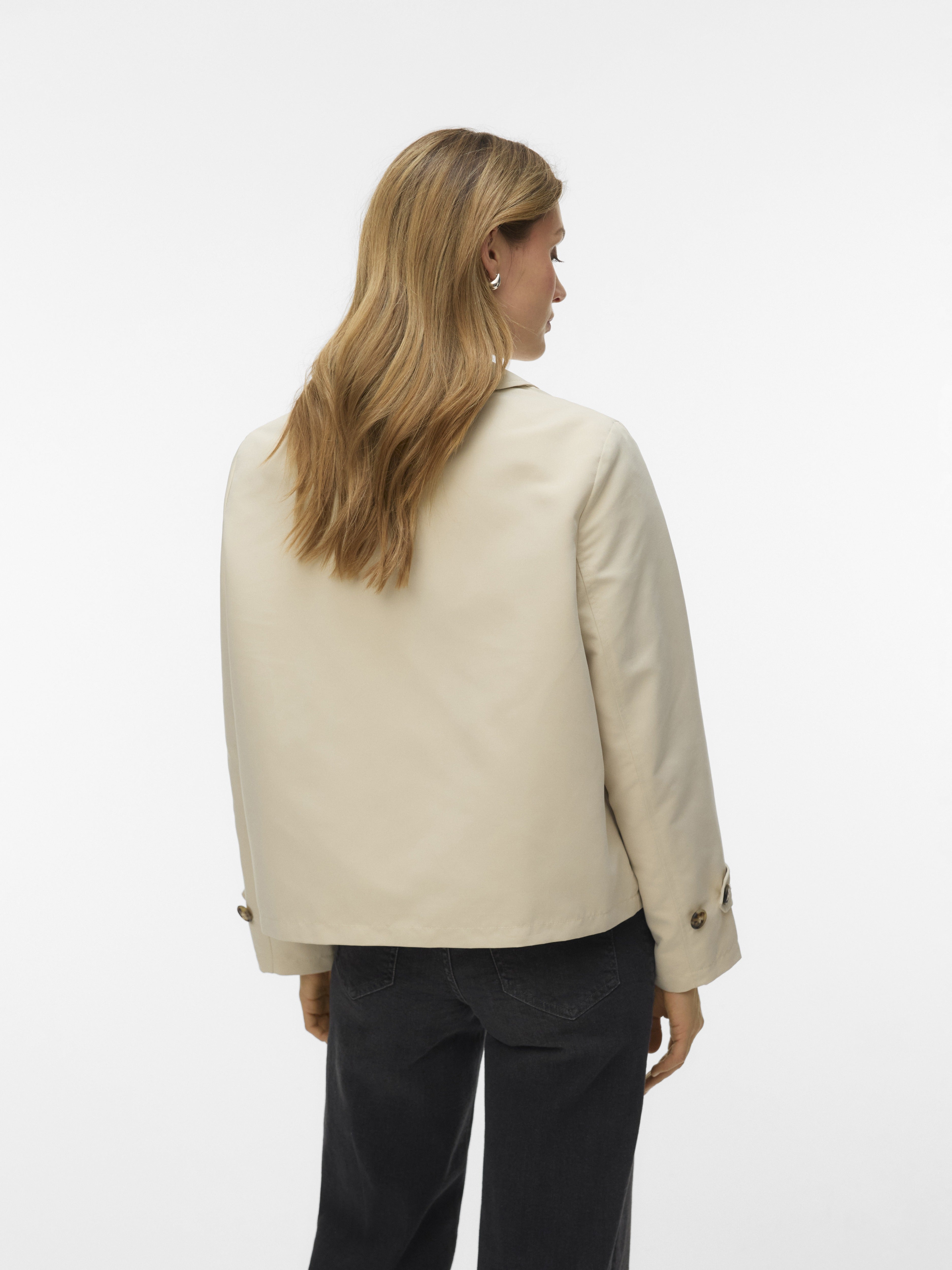 Vero Moda Damen Jacken Oatmeal