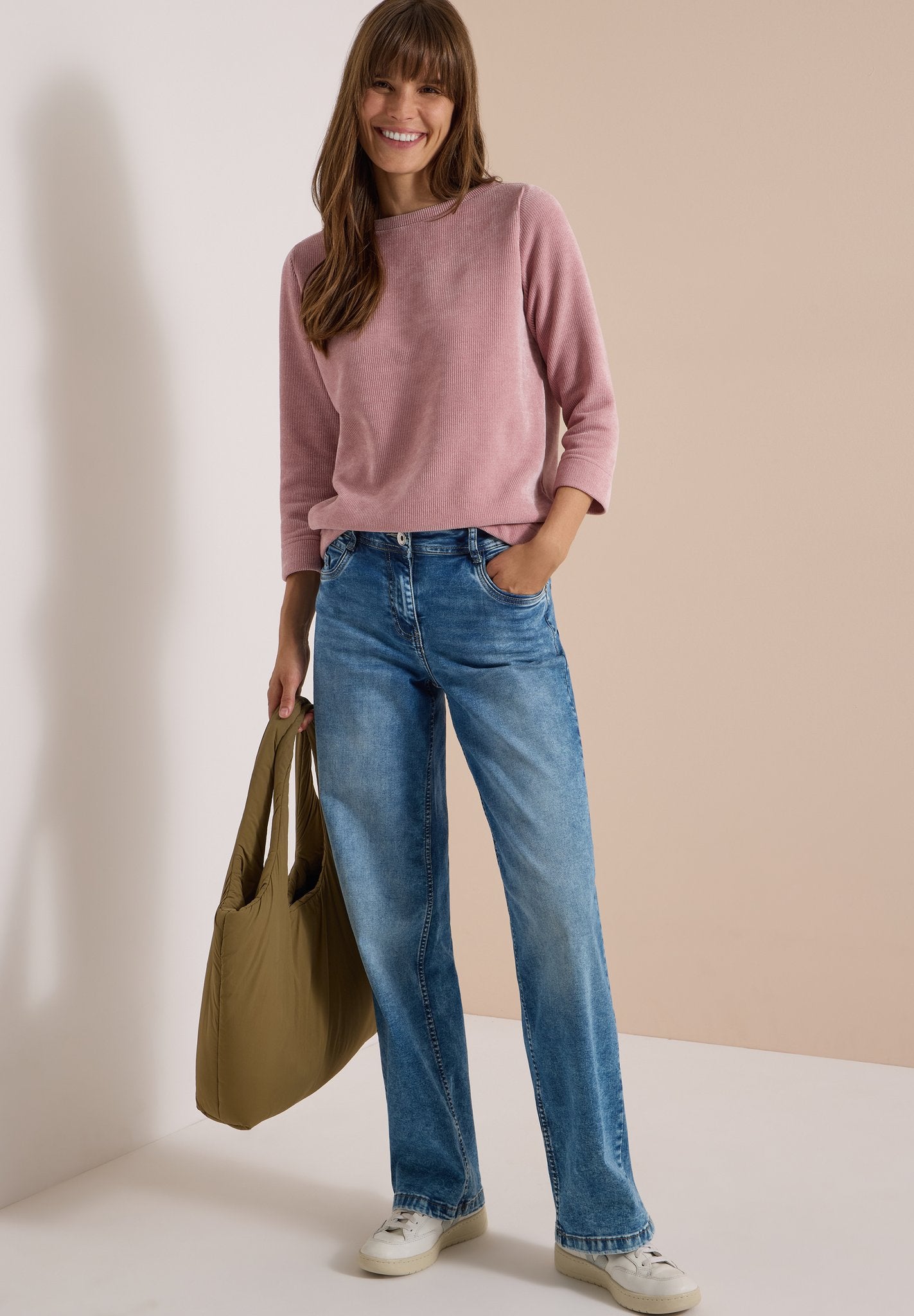 Cecil Damen T-Shirts Velvet Ro