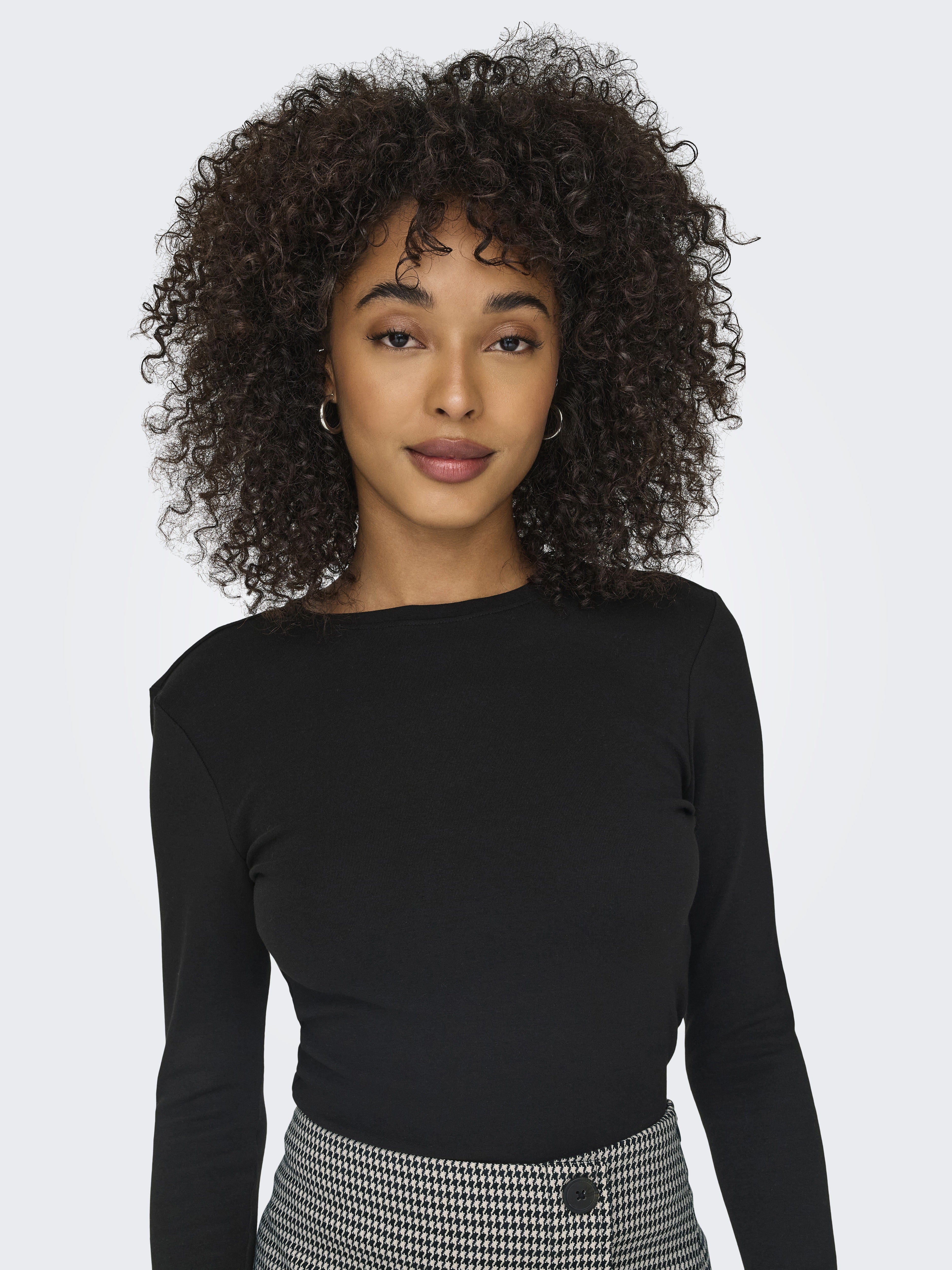 only Damen T-Shirts Black