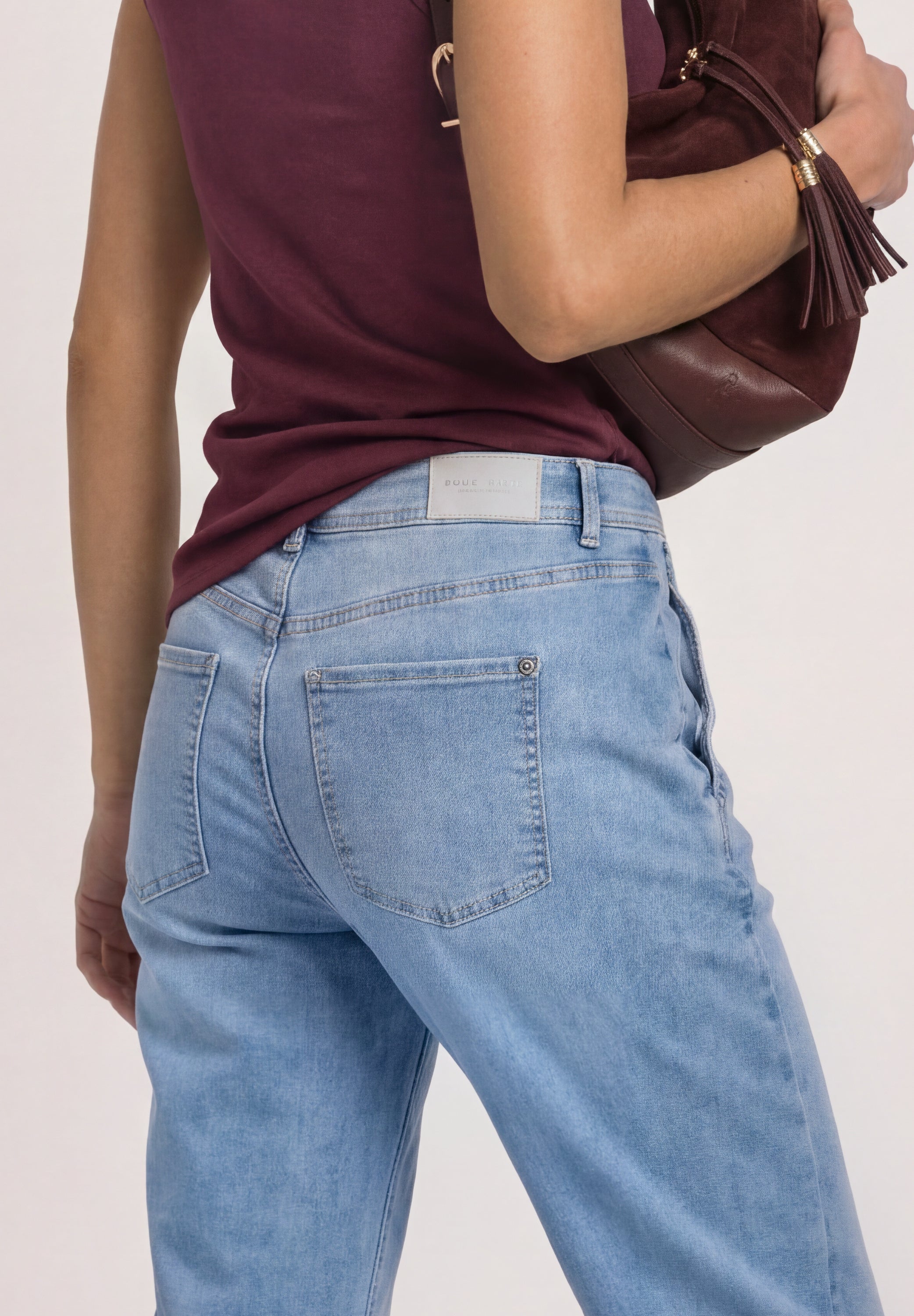 Street One Damen Hosen  Light Blu