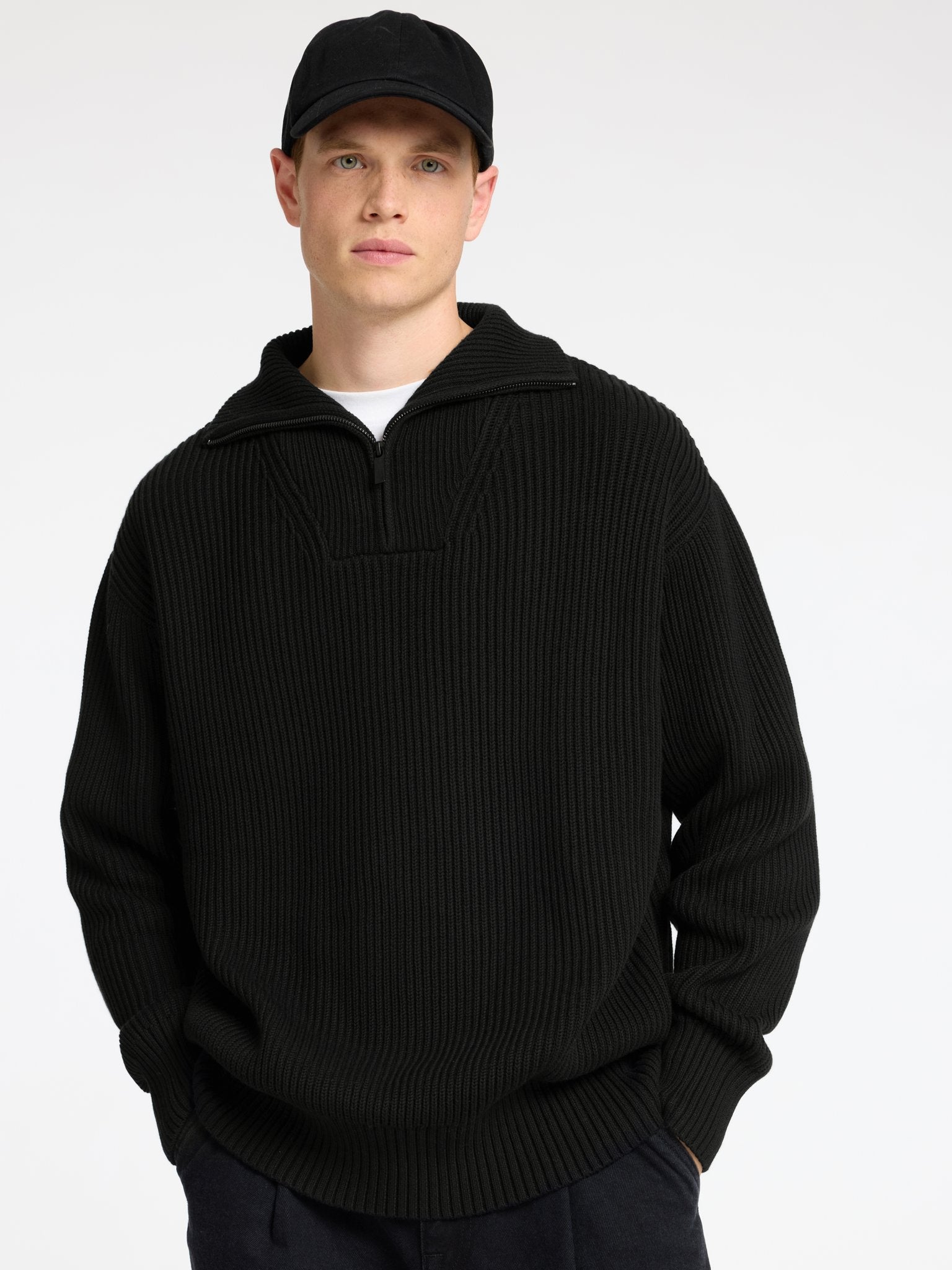 Selected homme Herren Pullover  Black