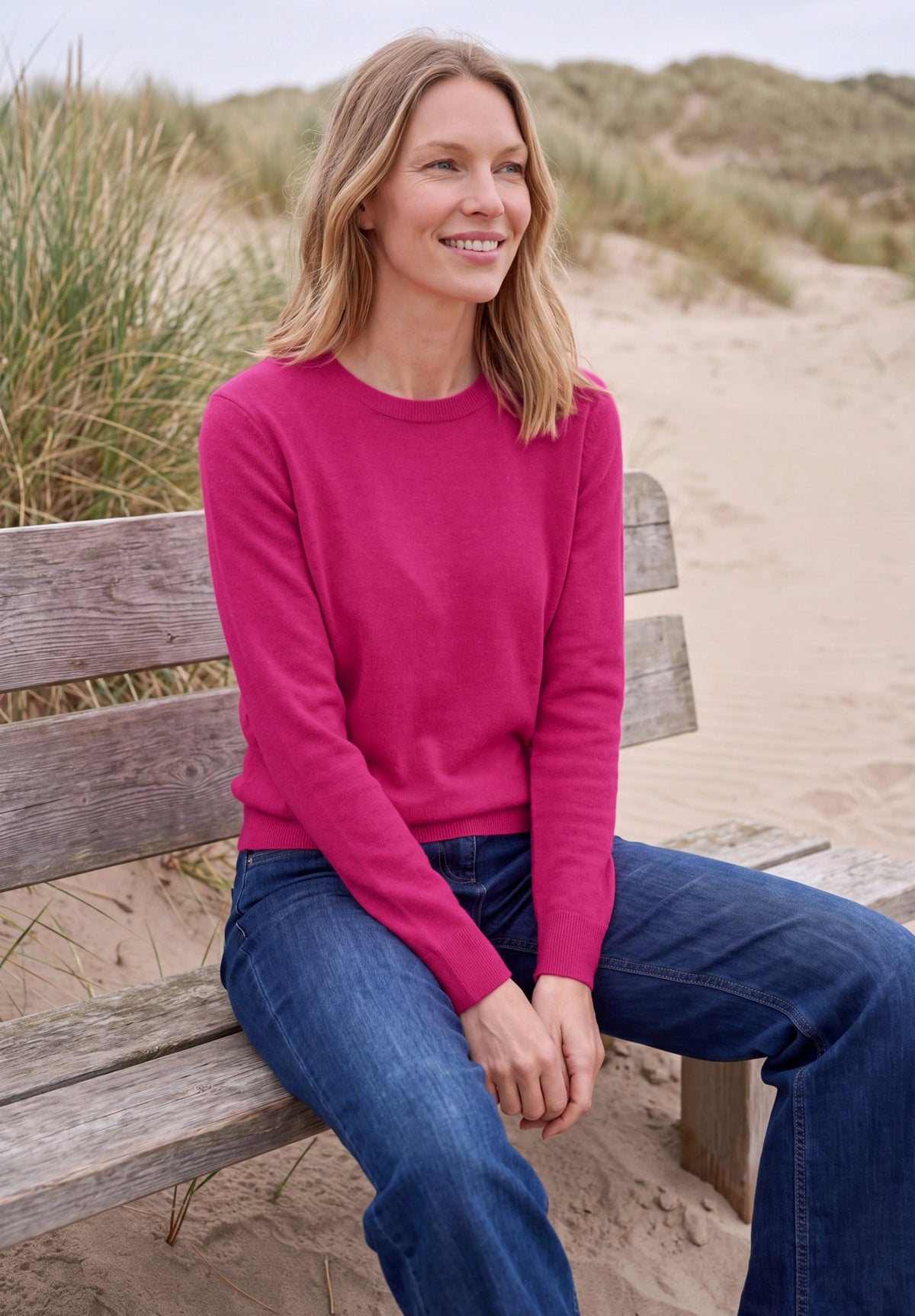 Cecil Damen Pullover  Pink Flas