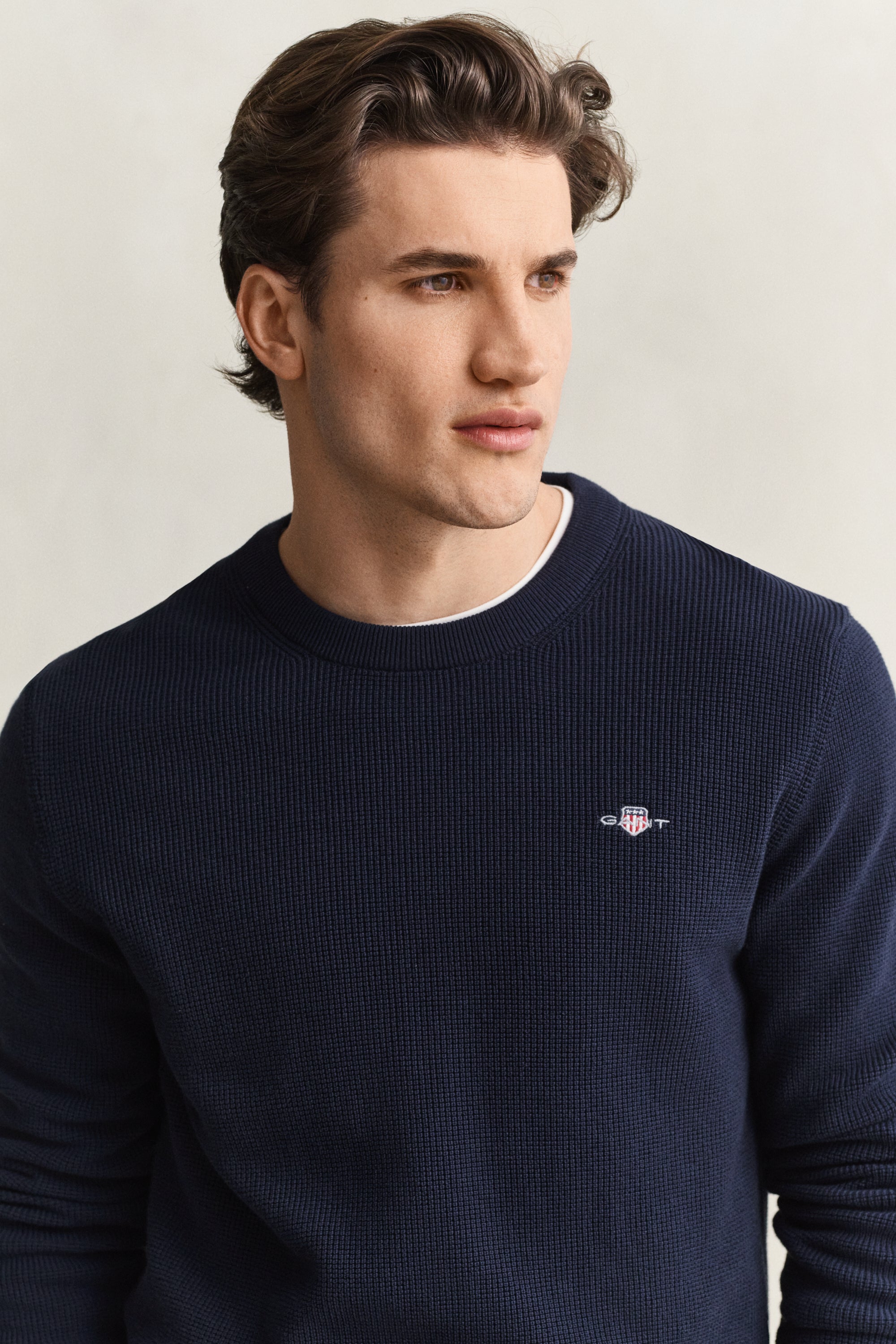 Gant Herren Pullover  Evening Blu