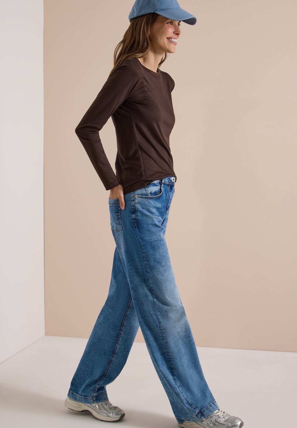 Cecil Damen T-Shirts Truffle B