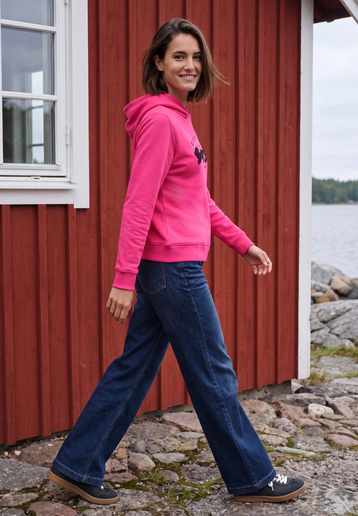 Cecil Damen Pullover  Pink Flas