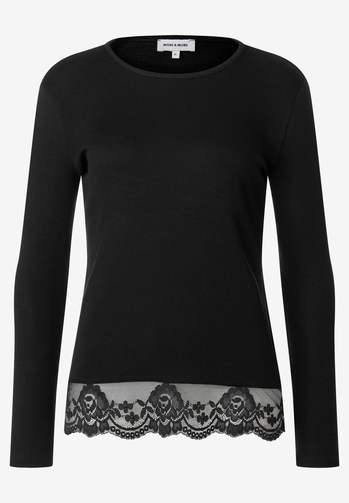 More & More Damen T-Shirts Black