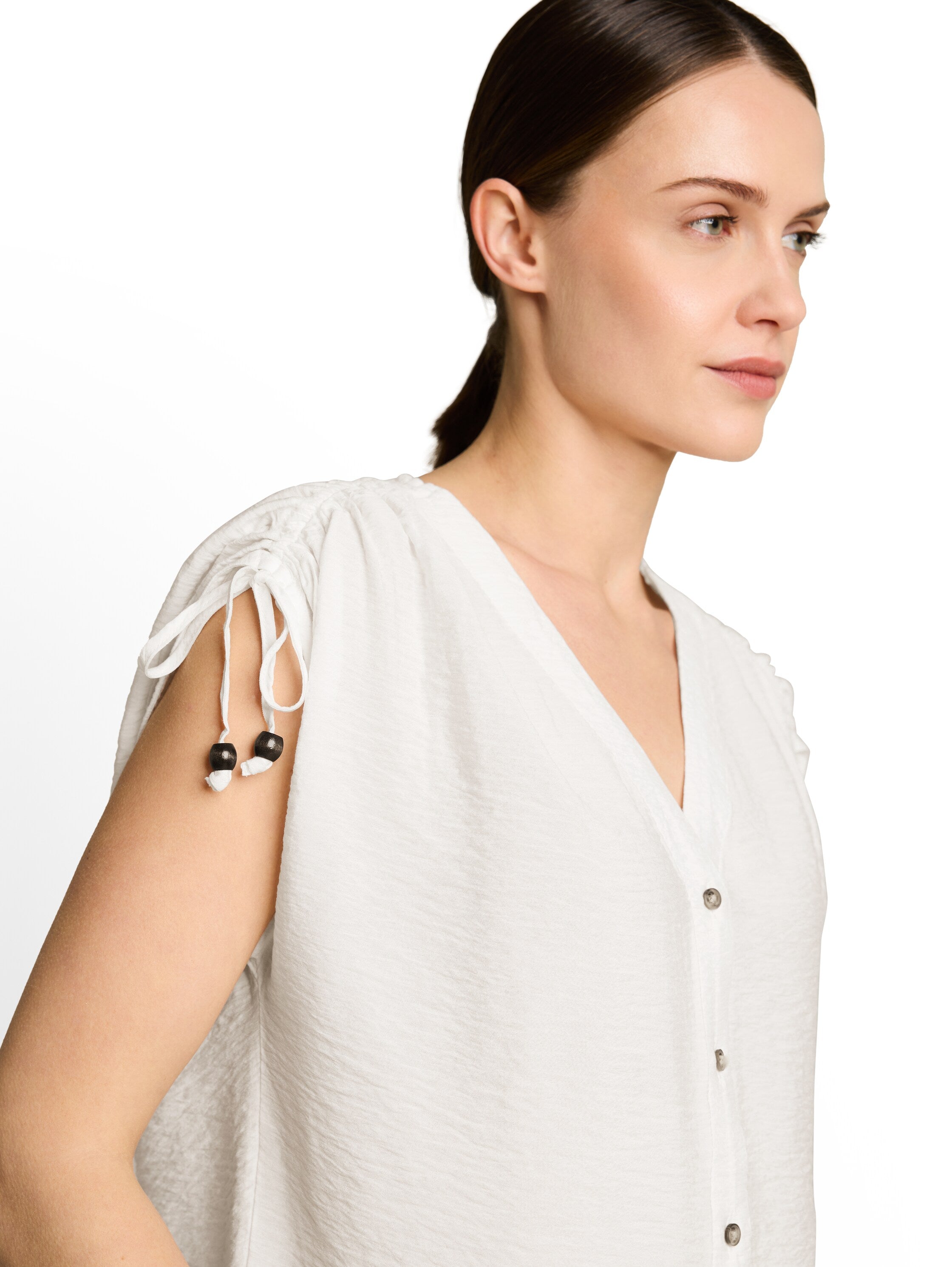 Tom Tailor Damen Blusen Whisper White