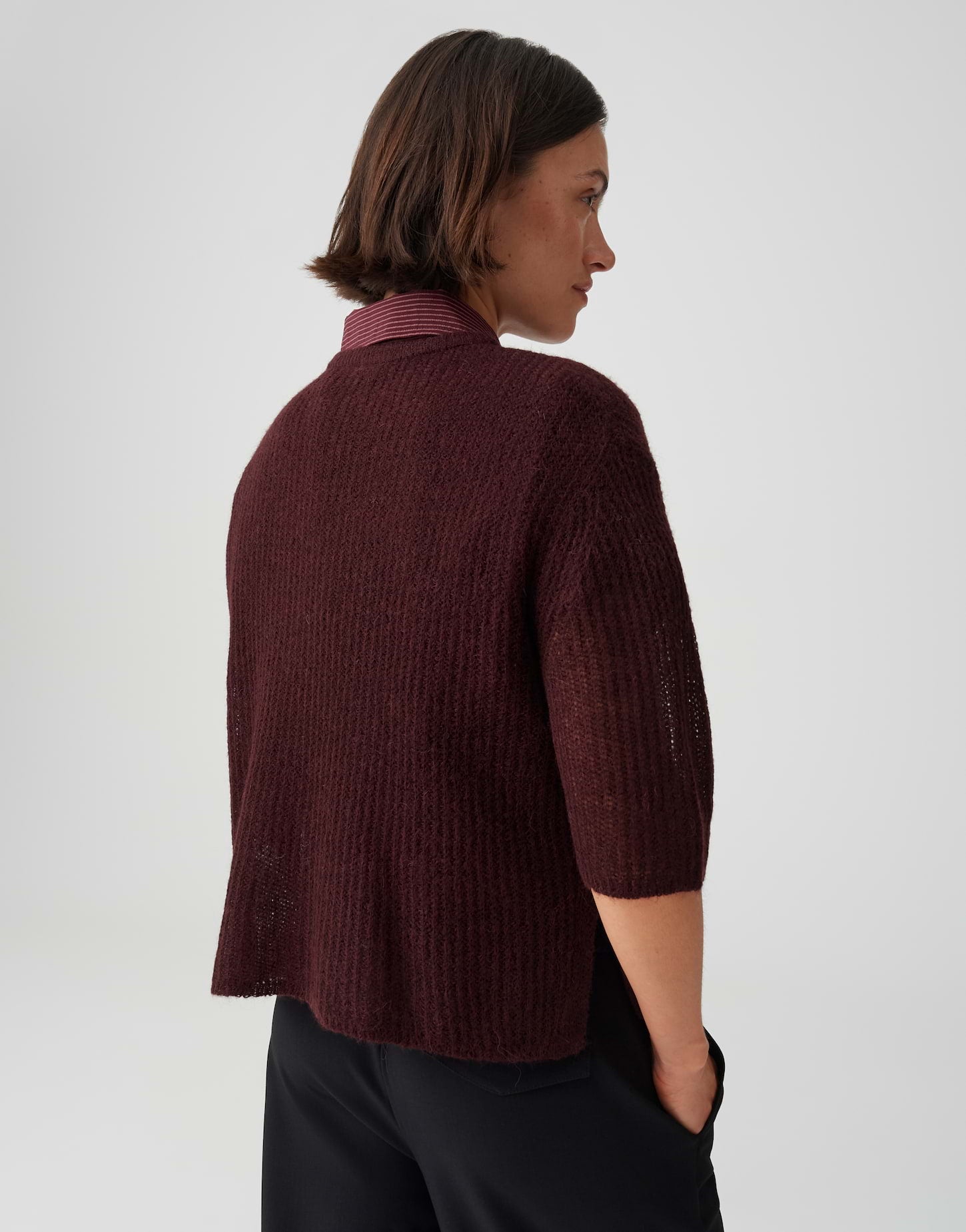 Opus Damen Pullover Cherry Jam