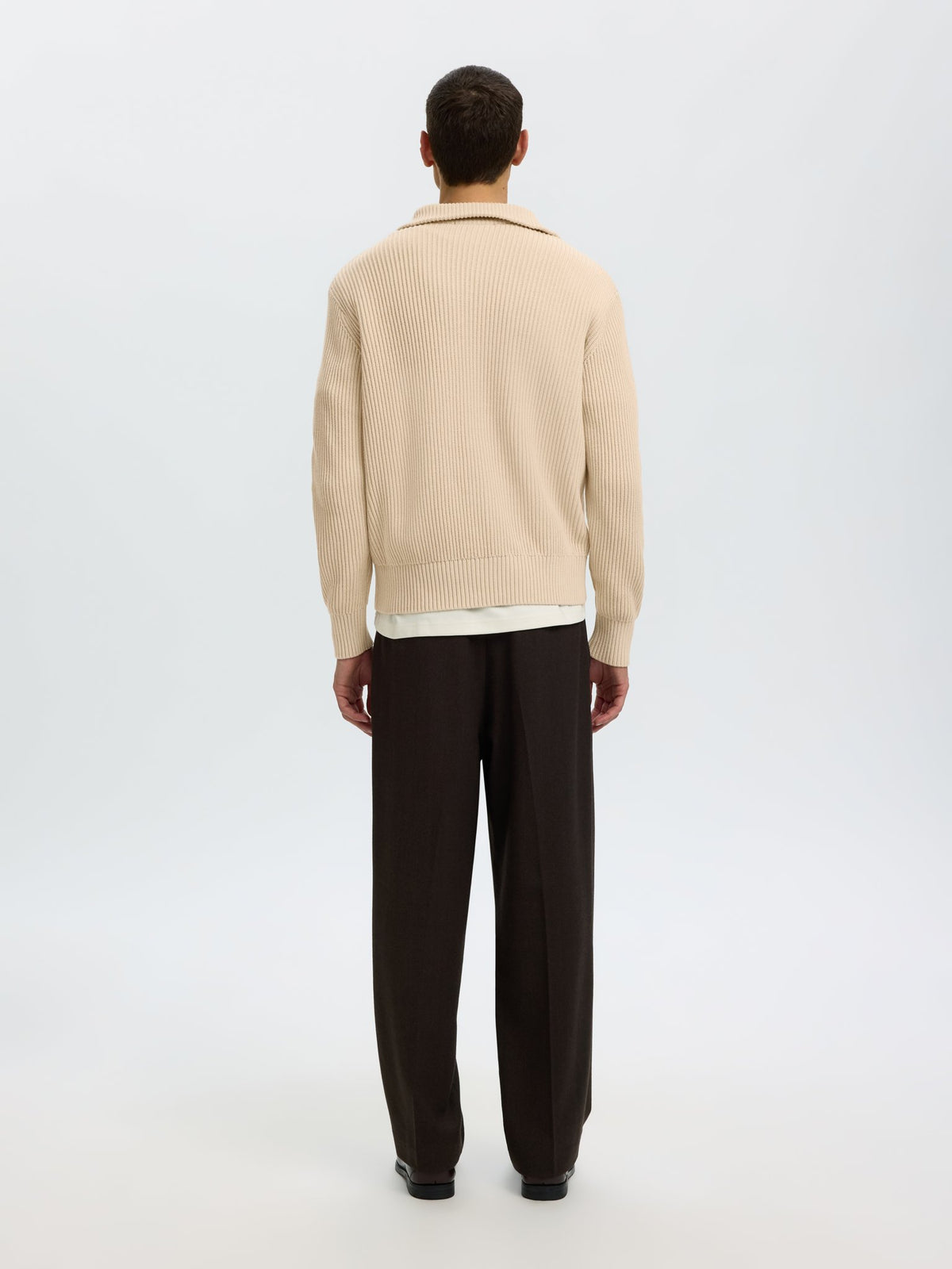 Selected homme Herren Pullover  Oatmeal
