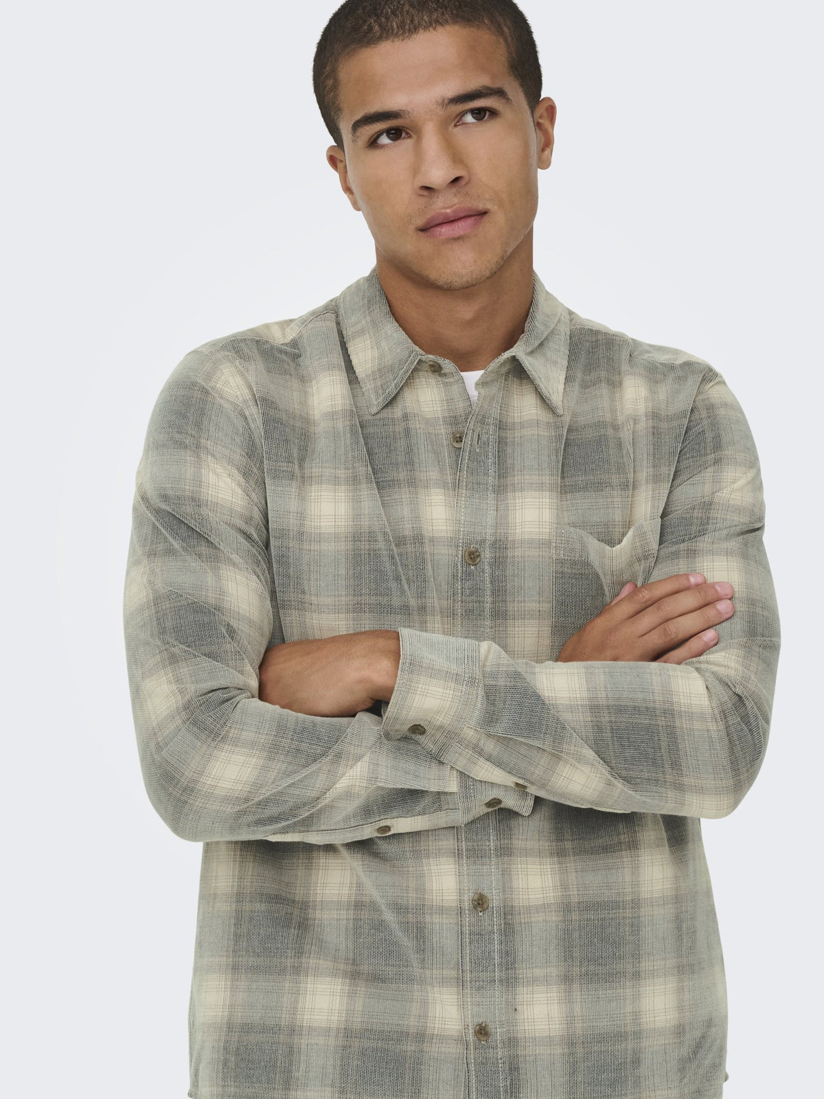 Only & Sons Herren Hemden lang Blue Nights/Fal