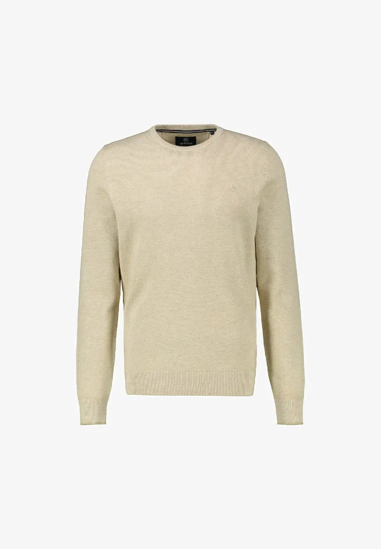 Lerros Herren Pullover Tender Beige Me