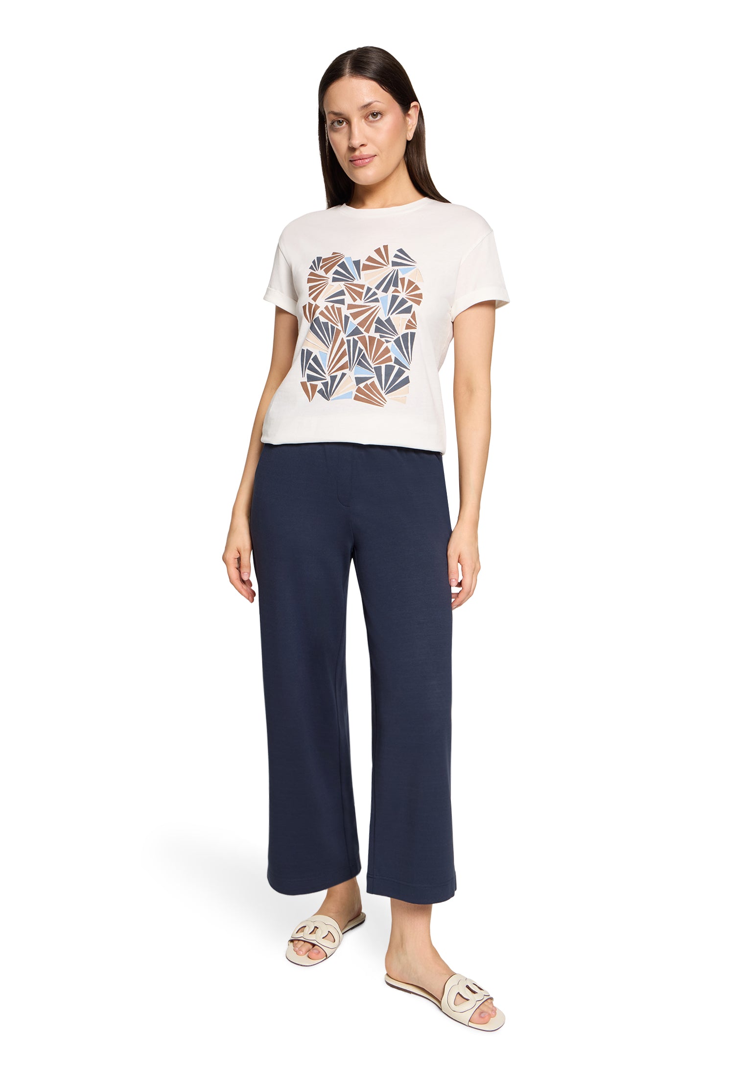 Betty & Co Damen Hosen Navy Blue