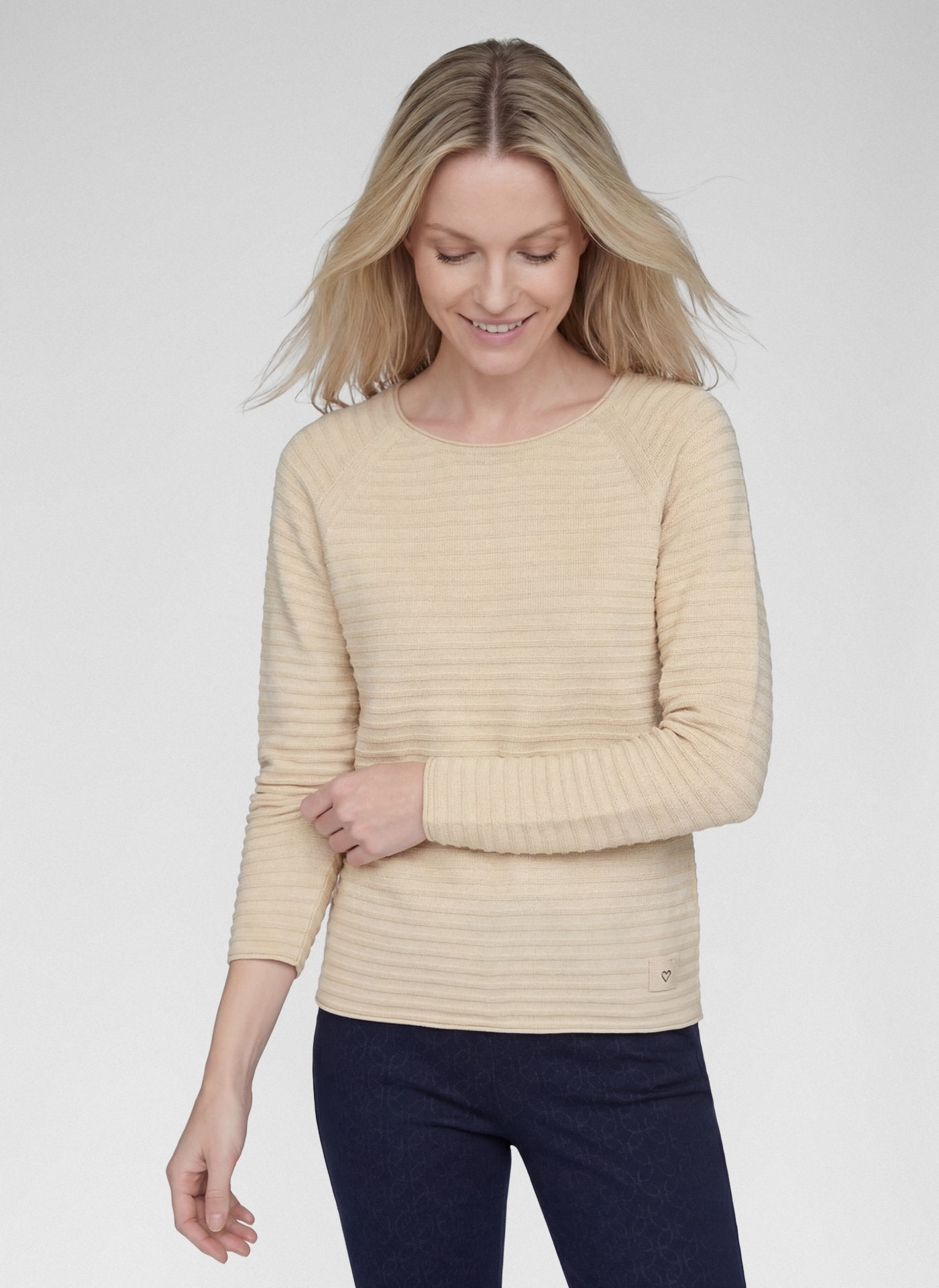 Rabe Damen Pullover Biskuit