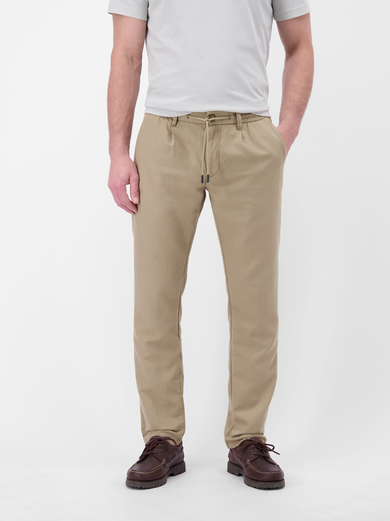Lerros Herren Hosen Medium Kitt