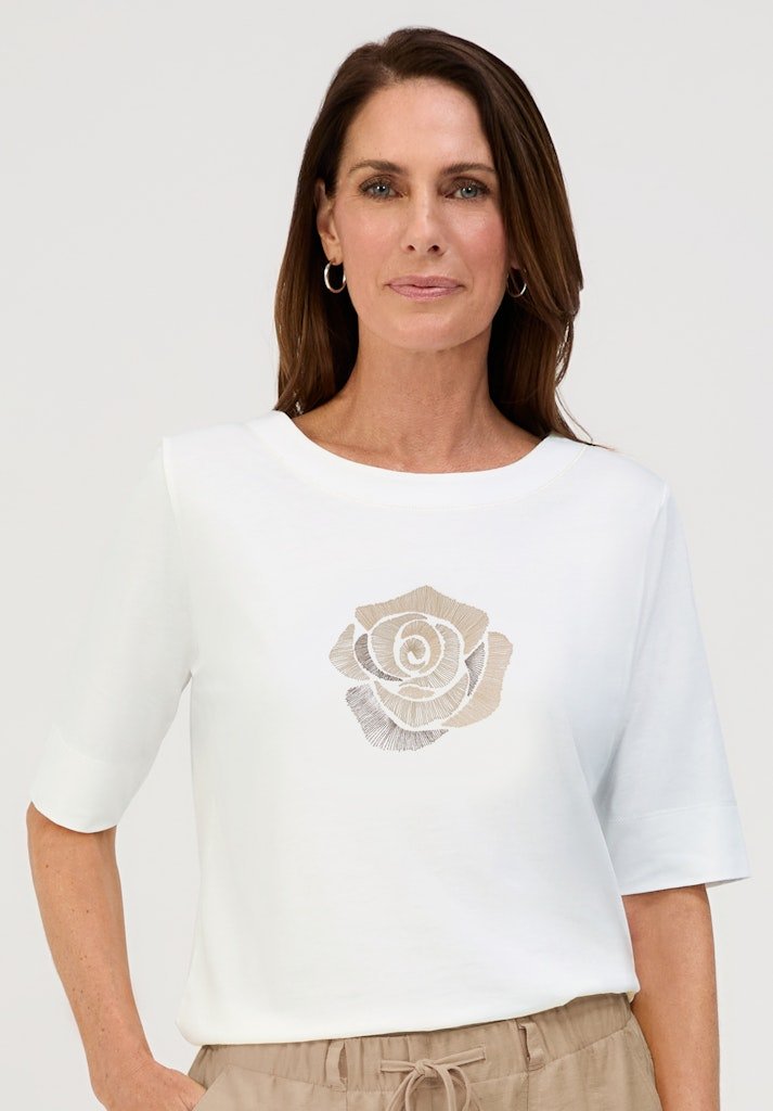 Bianca Damen T-Shirts Ivory