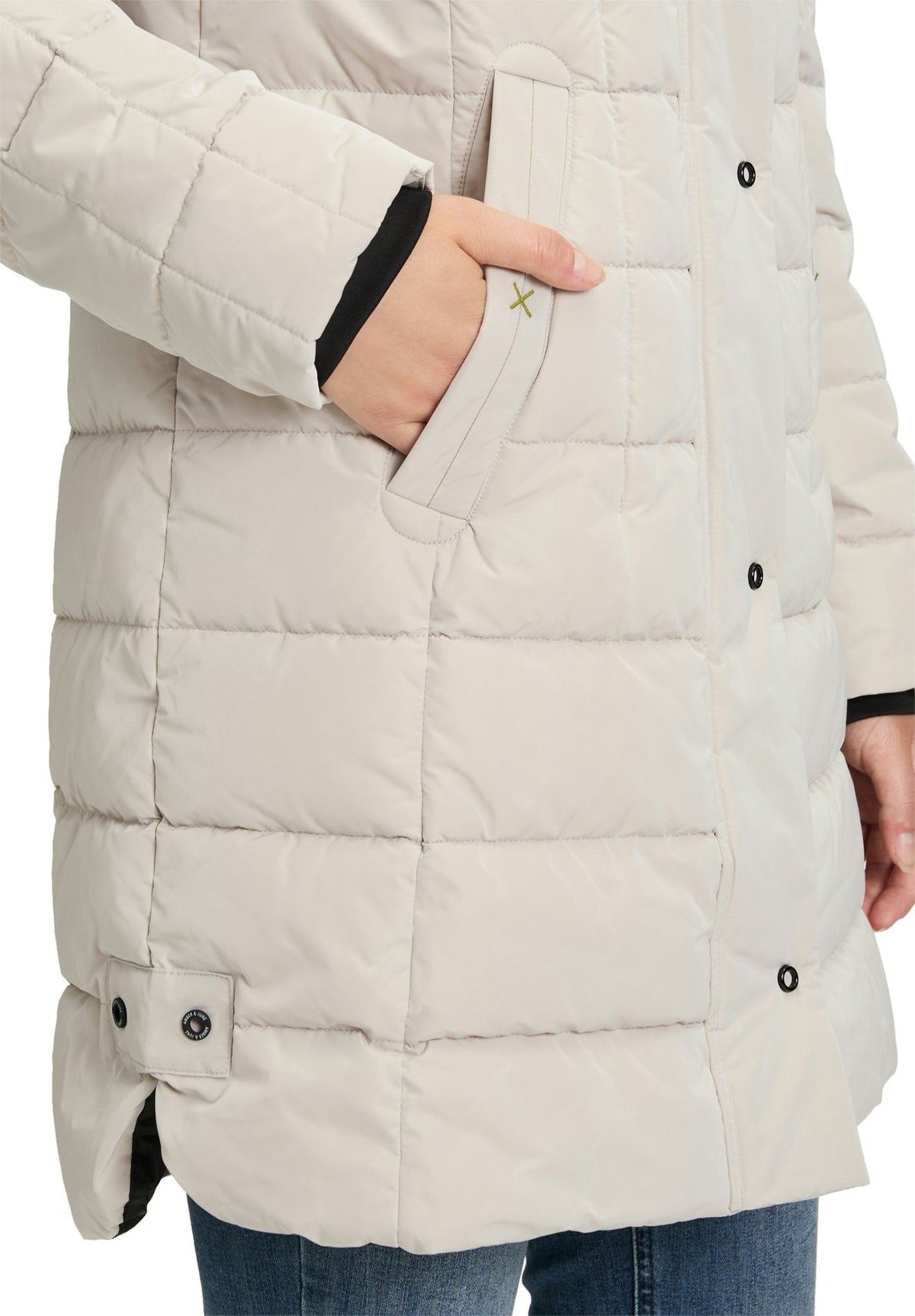 Amber & June Damen Jacken  Silver Clo
