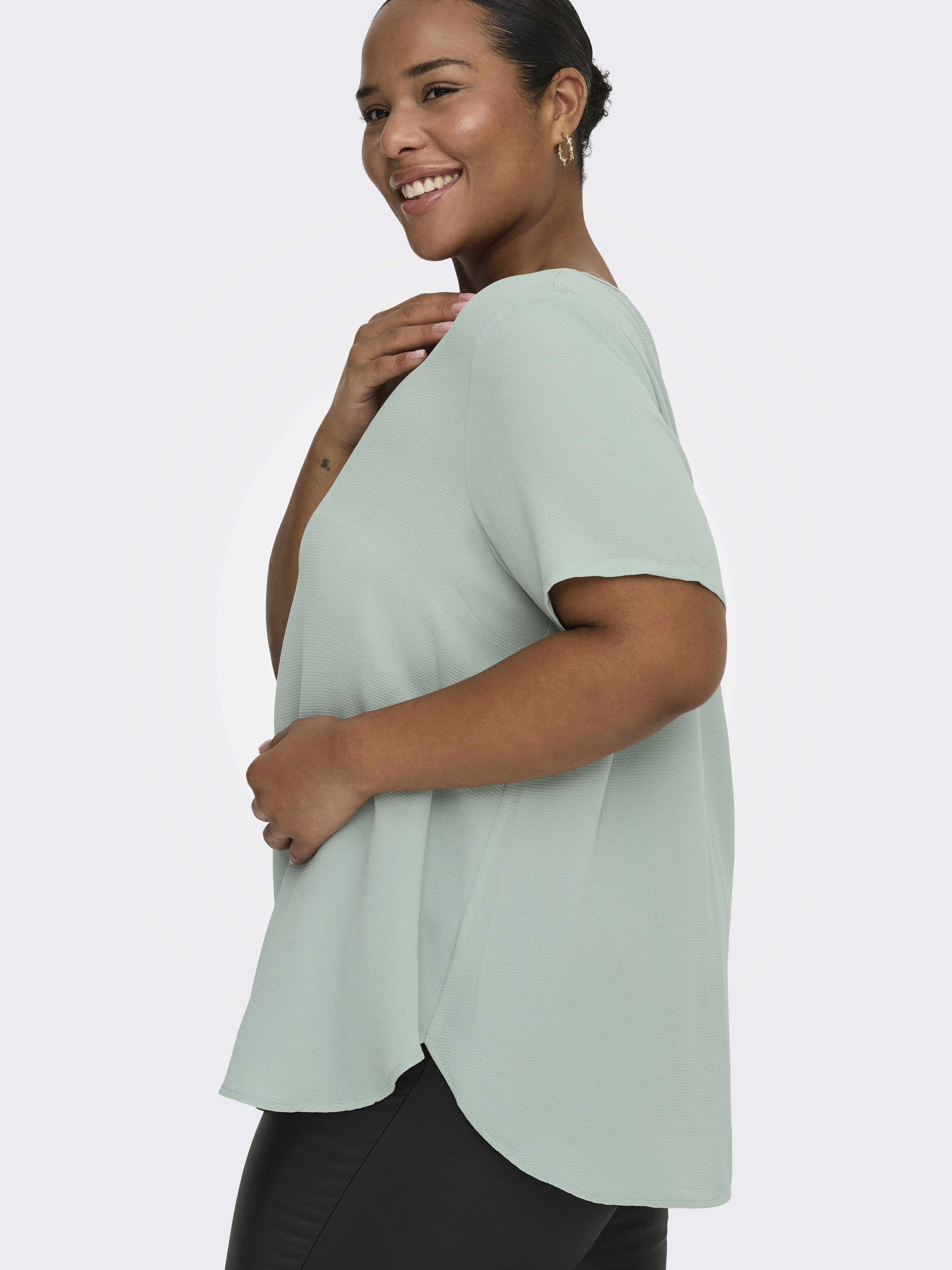 Only Caramkoma Damen T-Shirts Jadeite