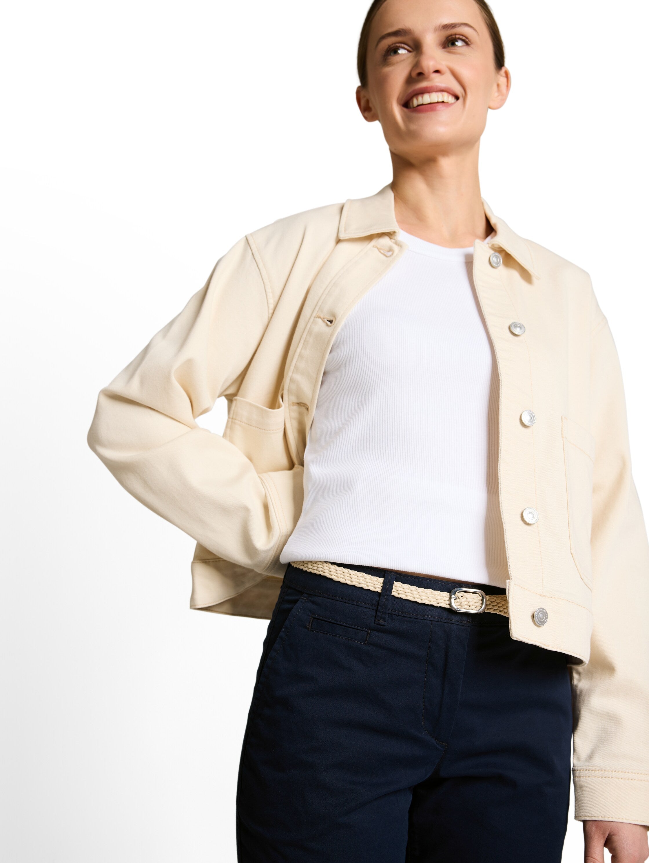Tom Tailor Damen Hosen Sky Captain Blu