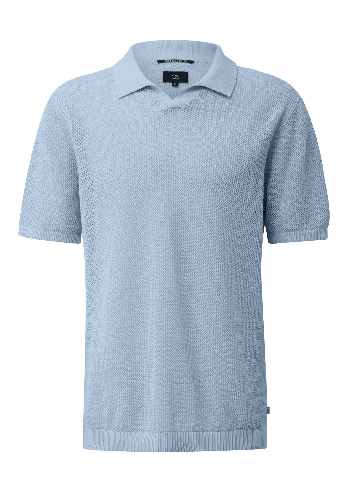 QS by S.Oliver Herren Polo-Shirts Blue