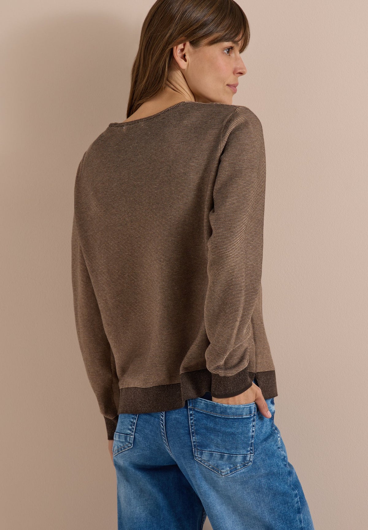 Cecil Damen Pullover  Truffle B