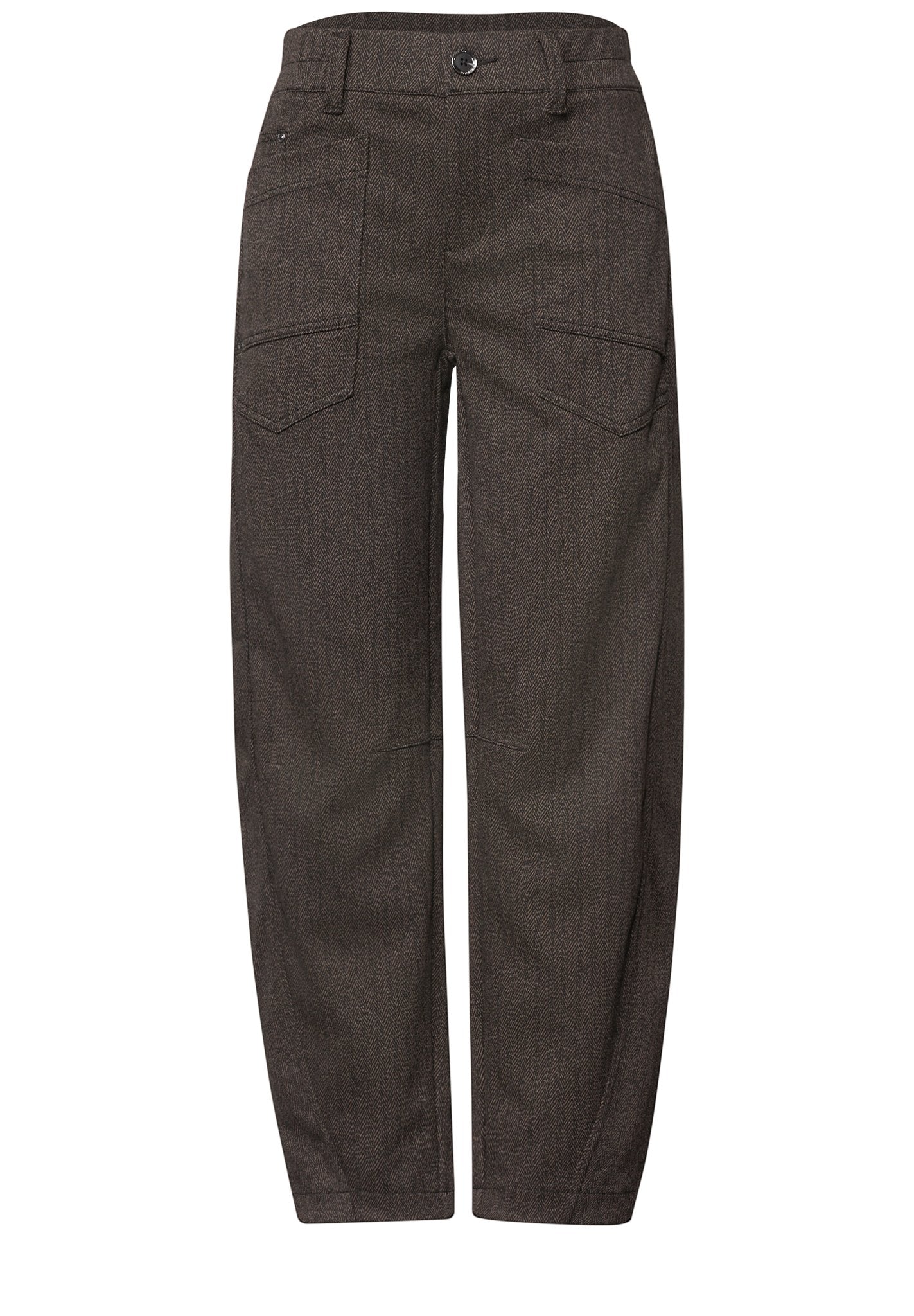 Street One Damen Hosen  Black Cof
