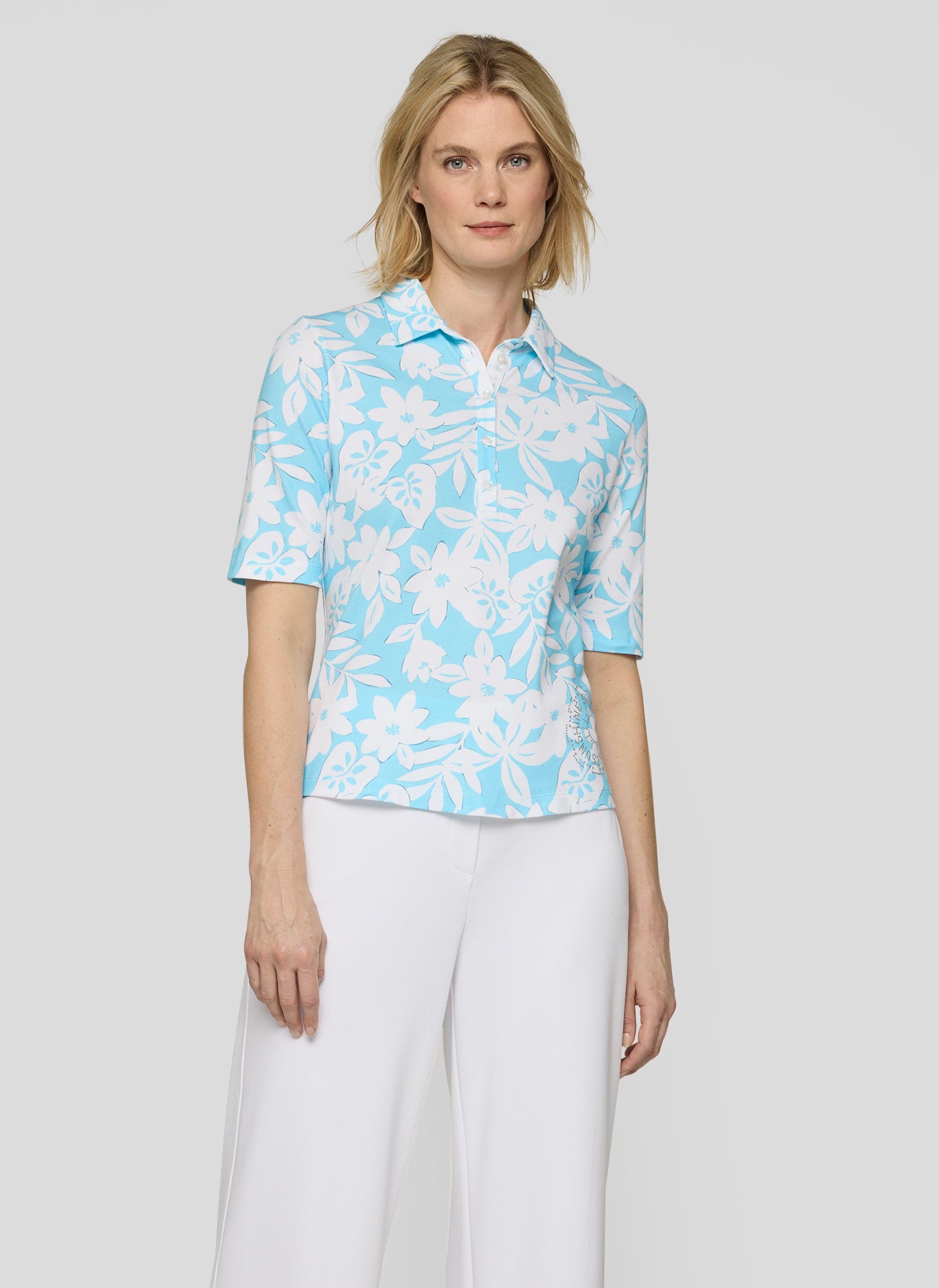 Rabe Damen T-Shirts Kristallblau