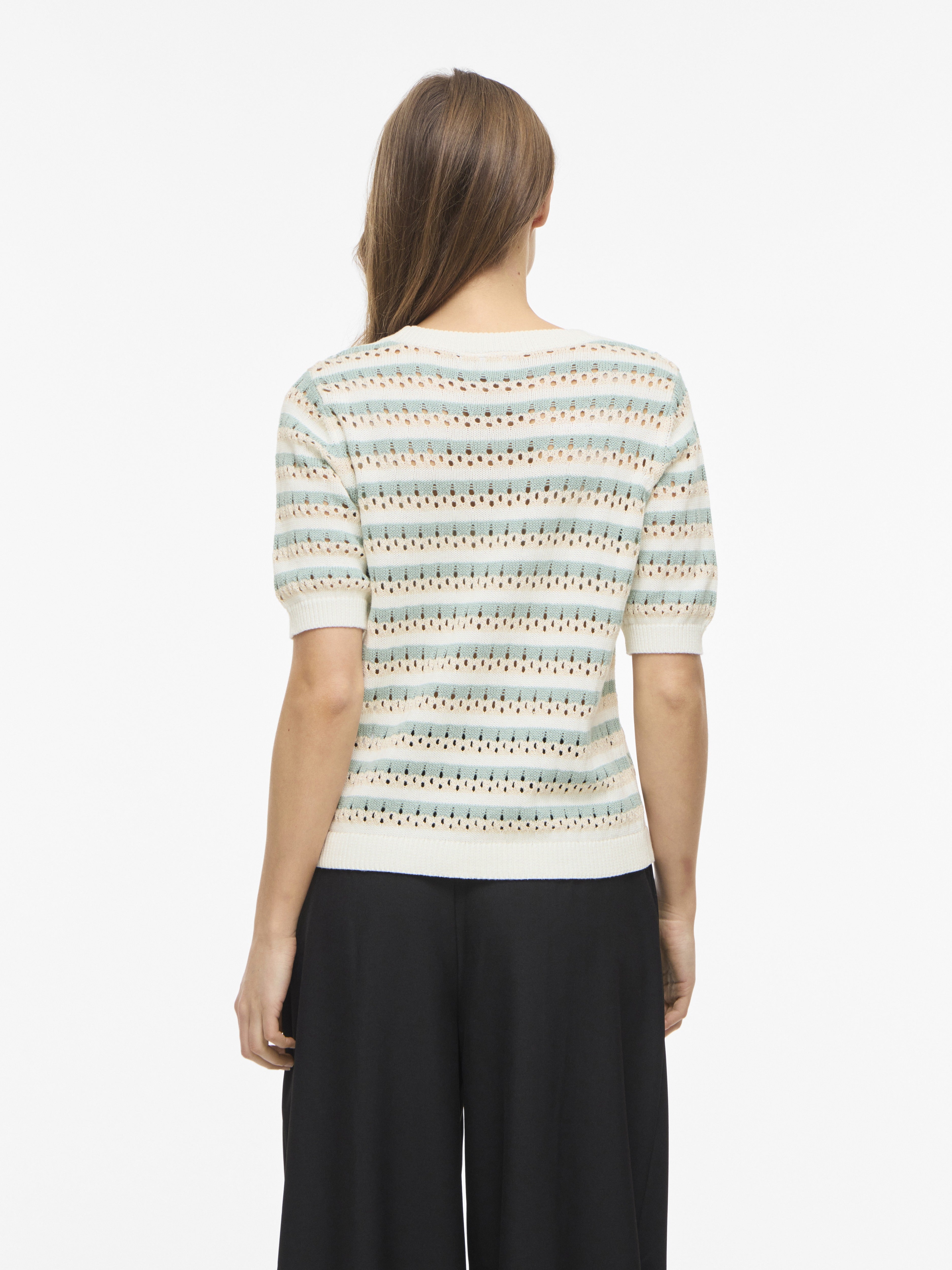 Vila Damen T-Shirt Snow White/Birc