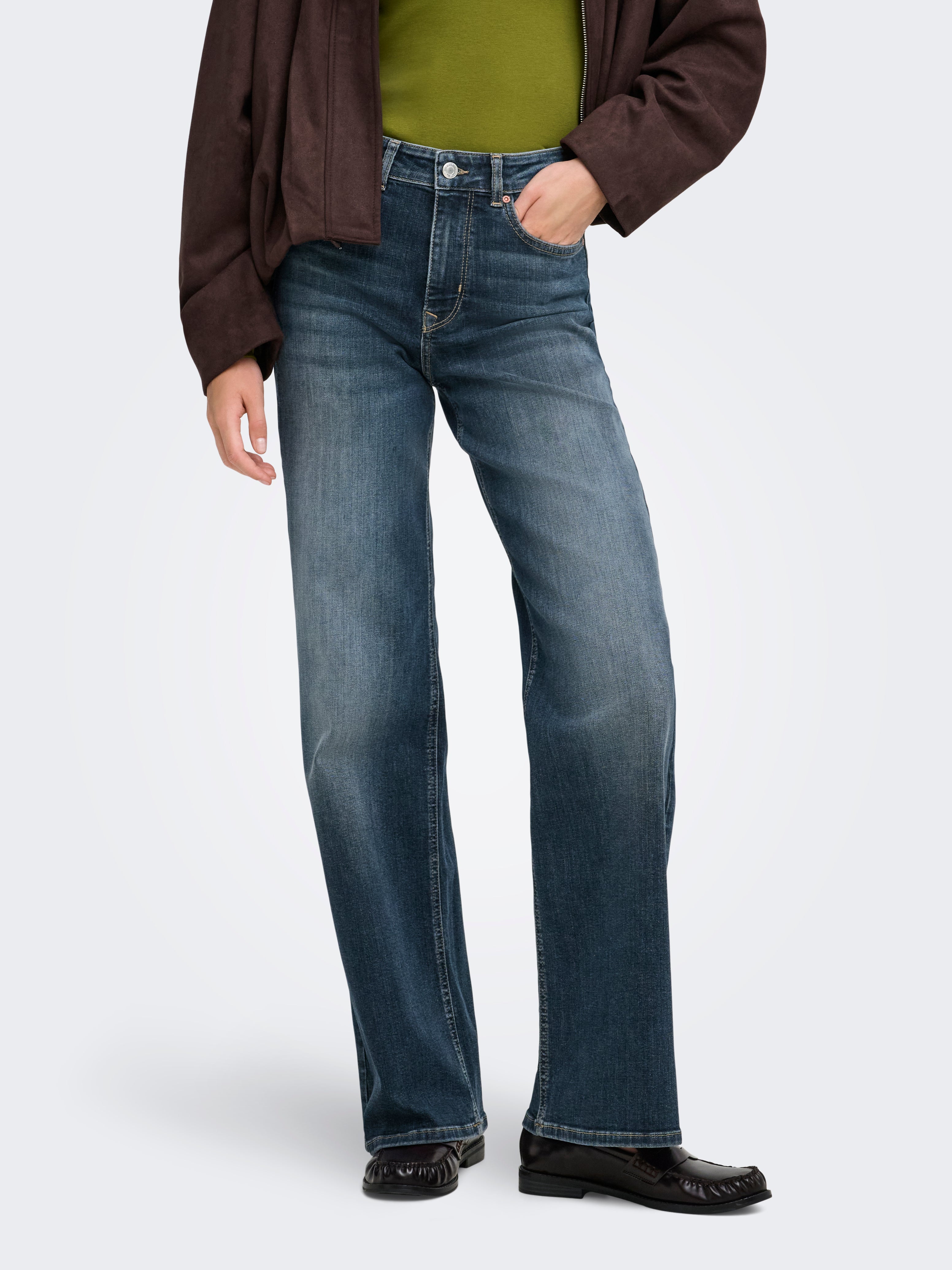 only Damen Jeans Dark Blue Denim
