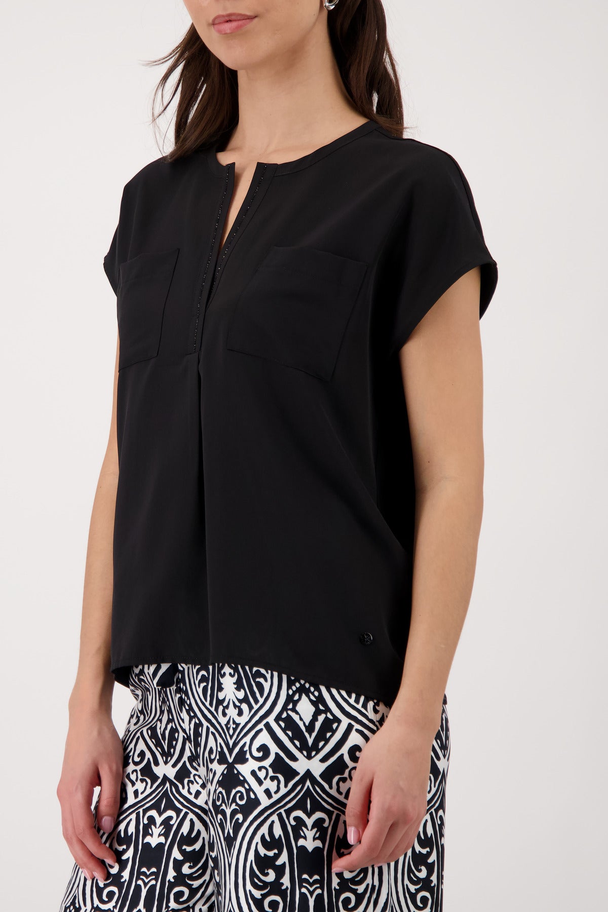 Monari Damen T-Shirts  Schwarz