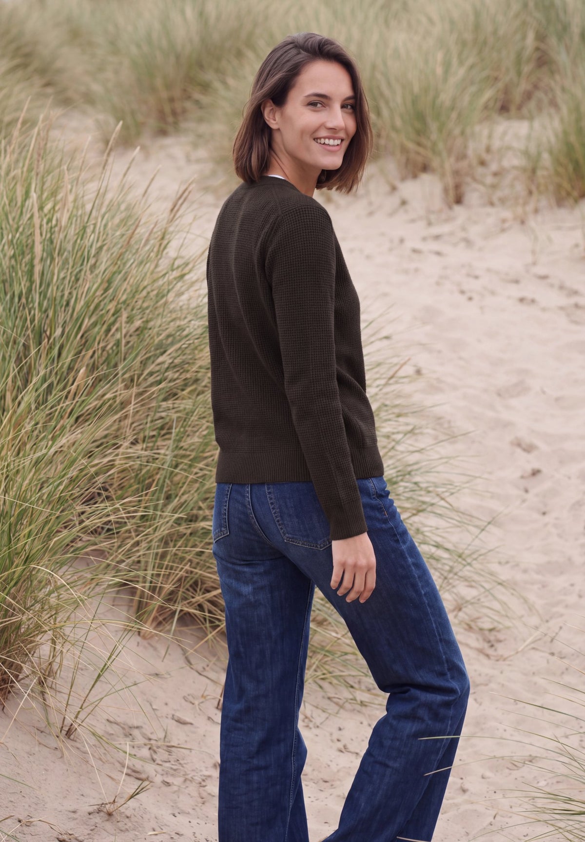 Cecil Damen Pullover Truffle B